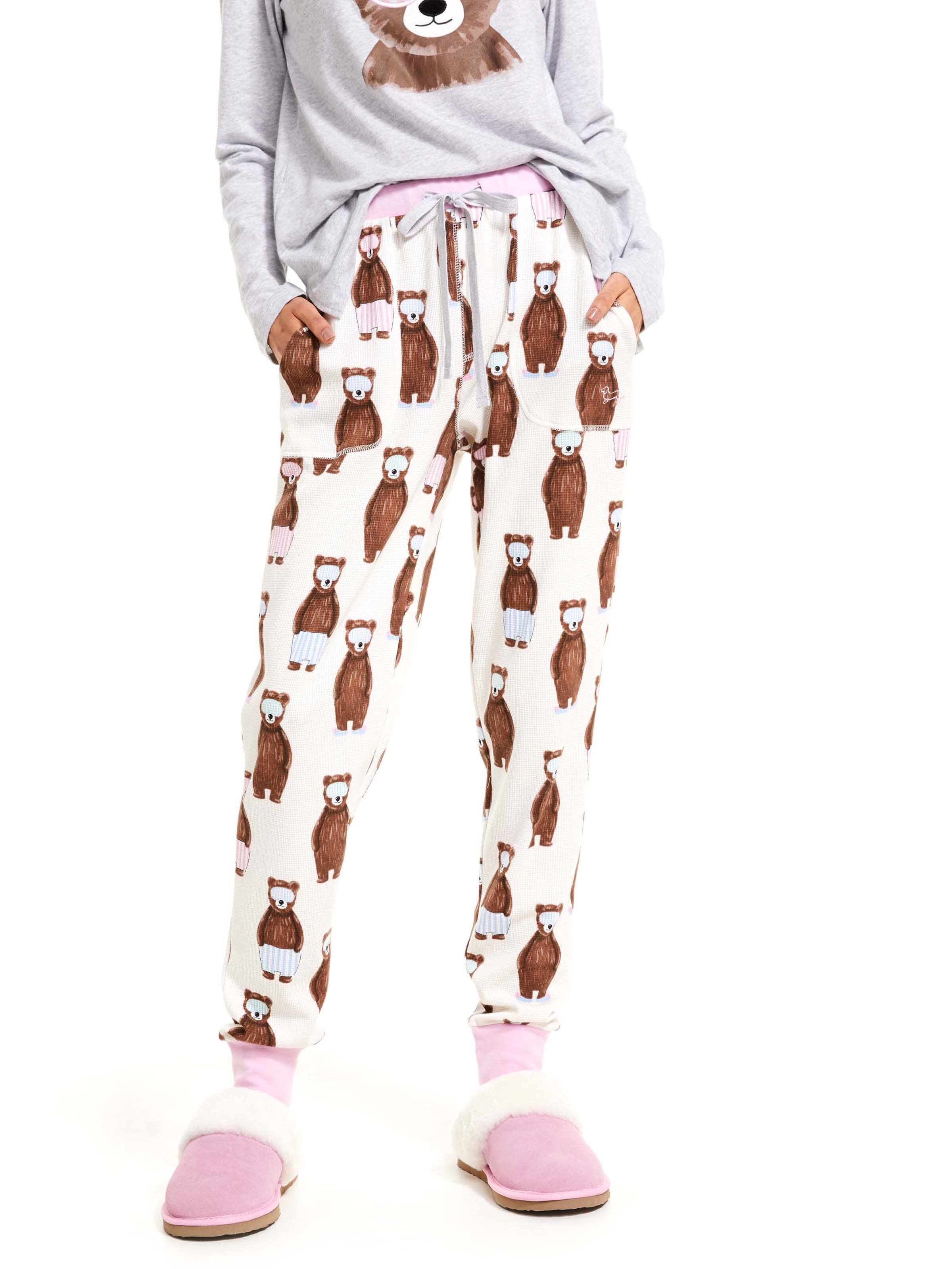 Mama Bear Waffle Easy Pj Pant