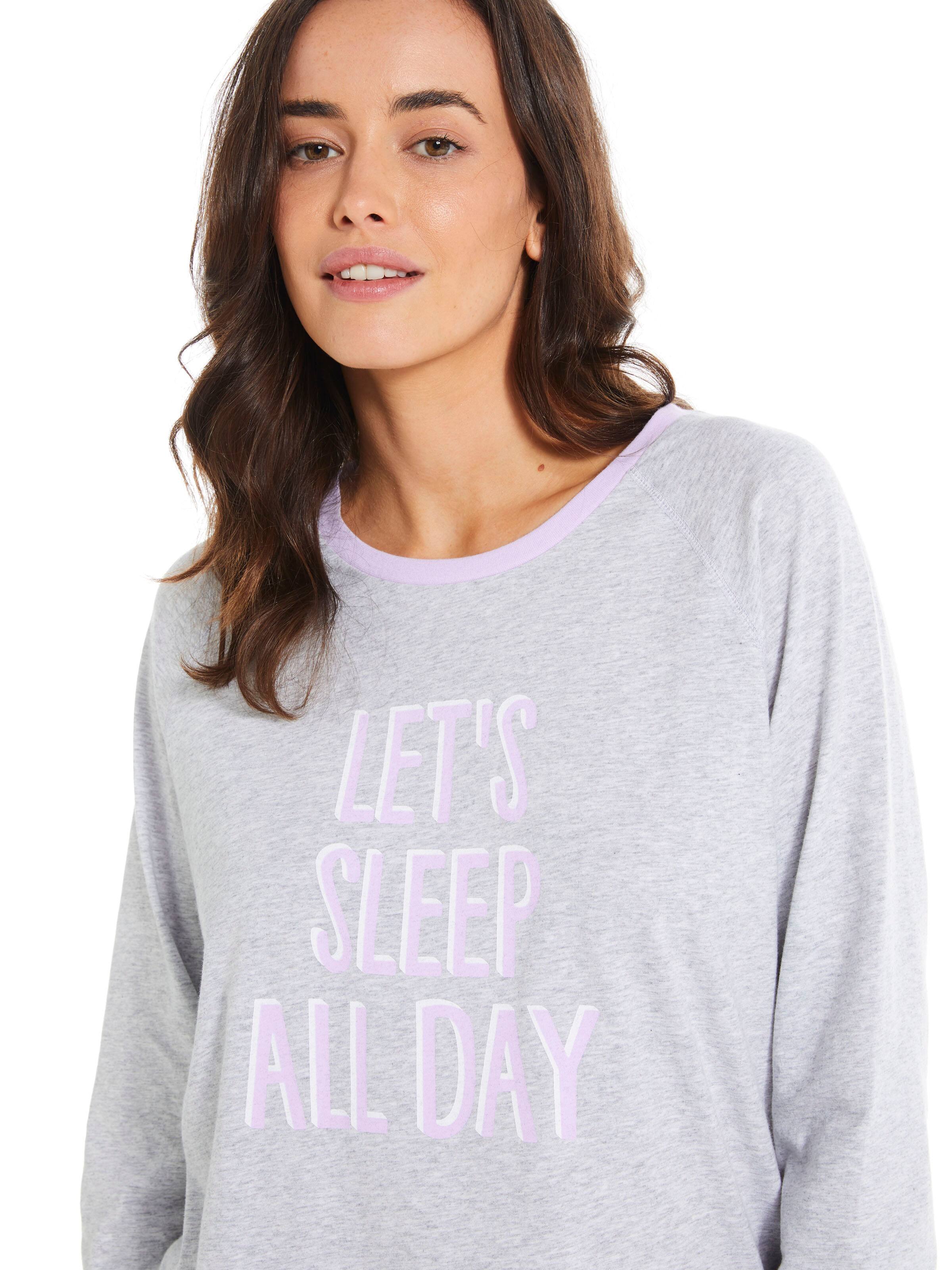 Sleep All Day Raglan Top