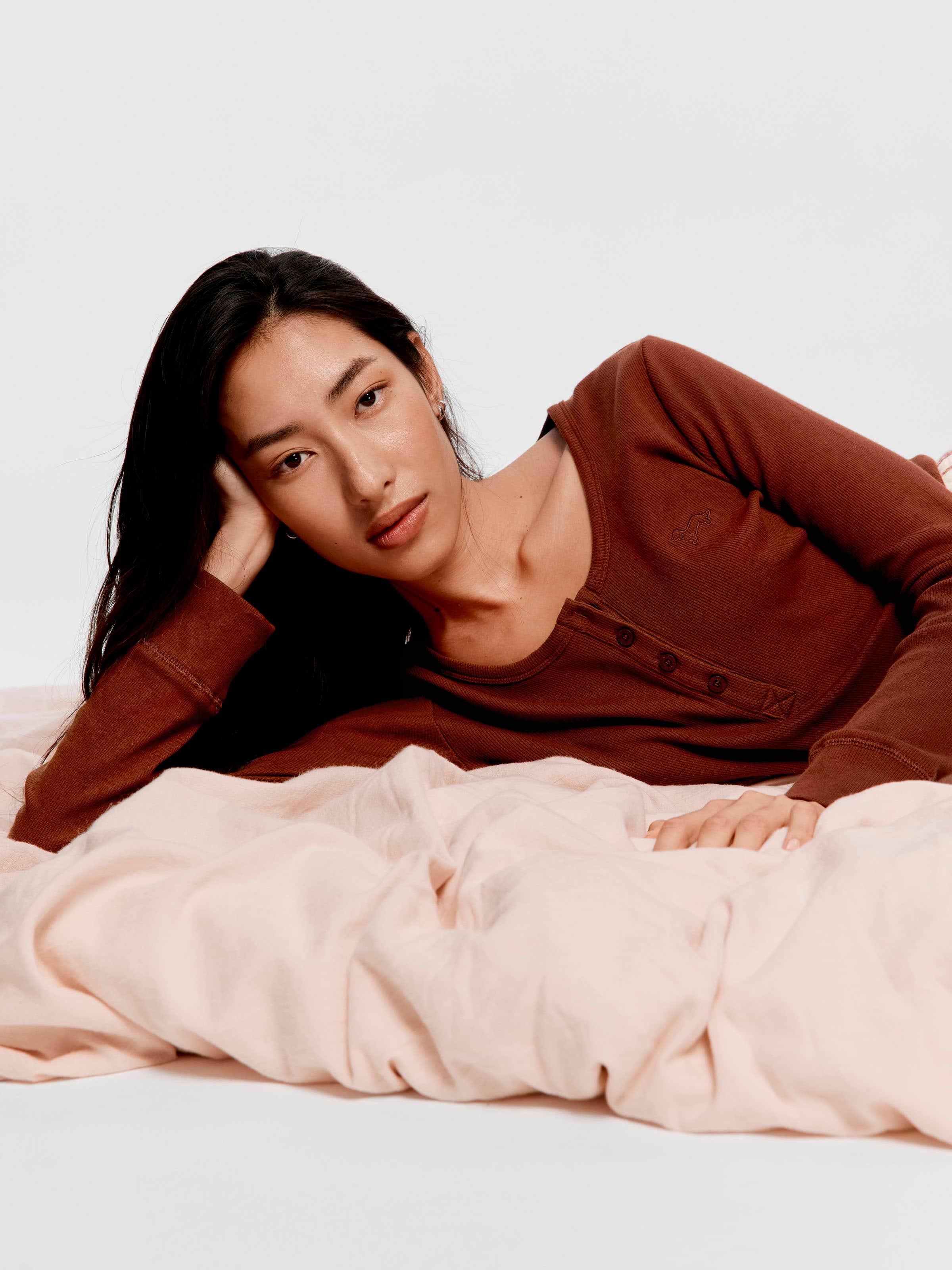 Image for P.A. Classic Rib Henley from Peter Alexander