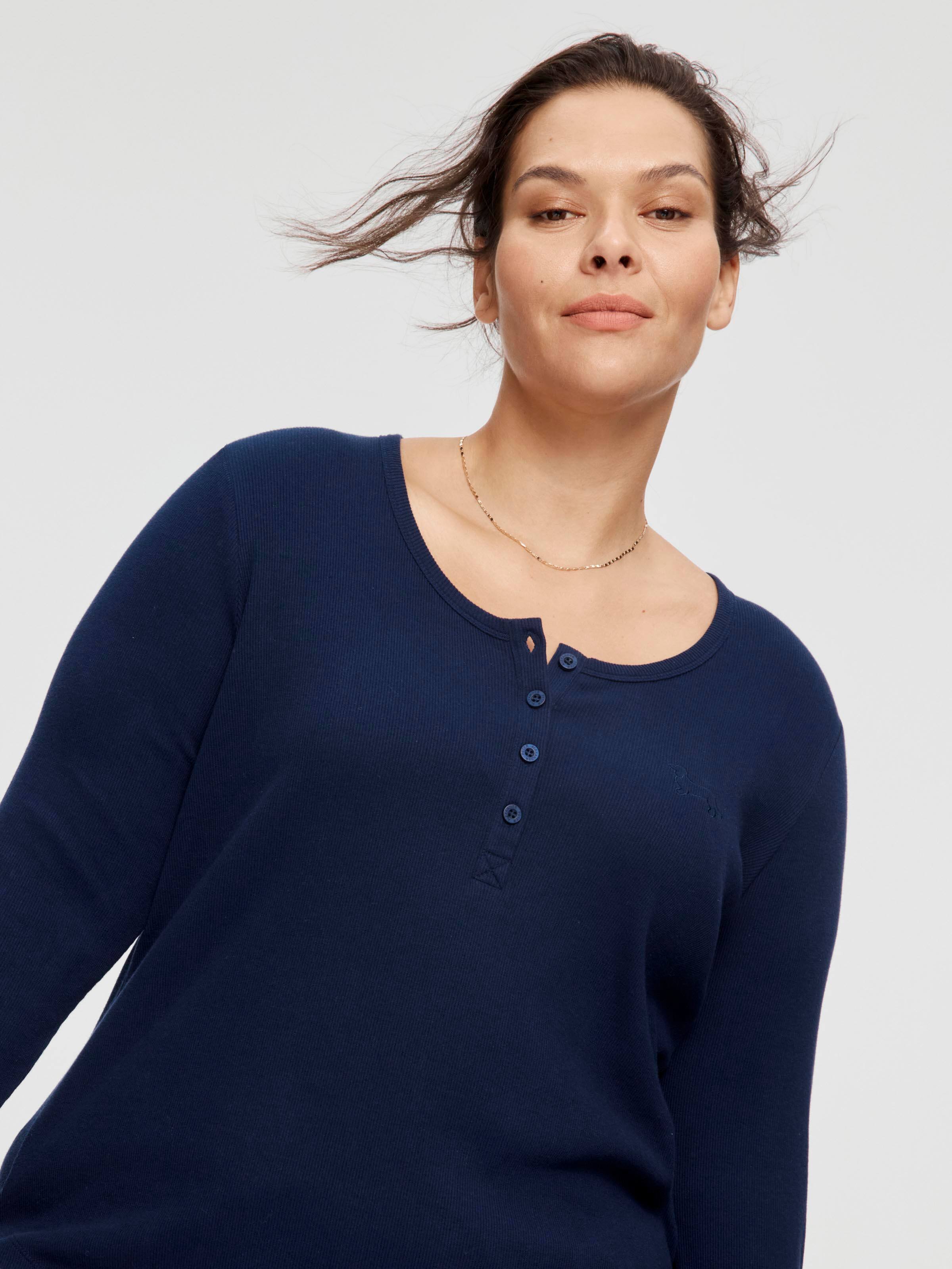P.A. Plus Classic Rib Henley