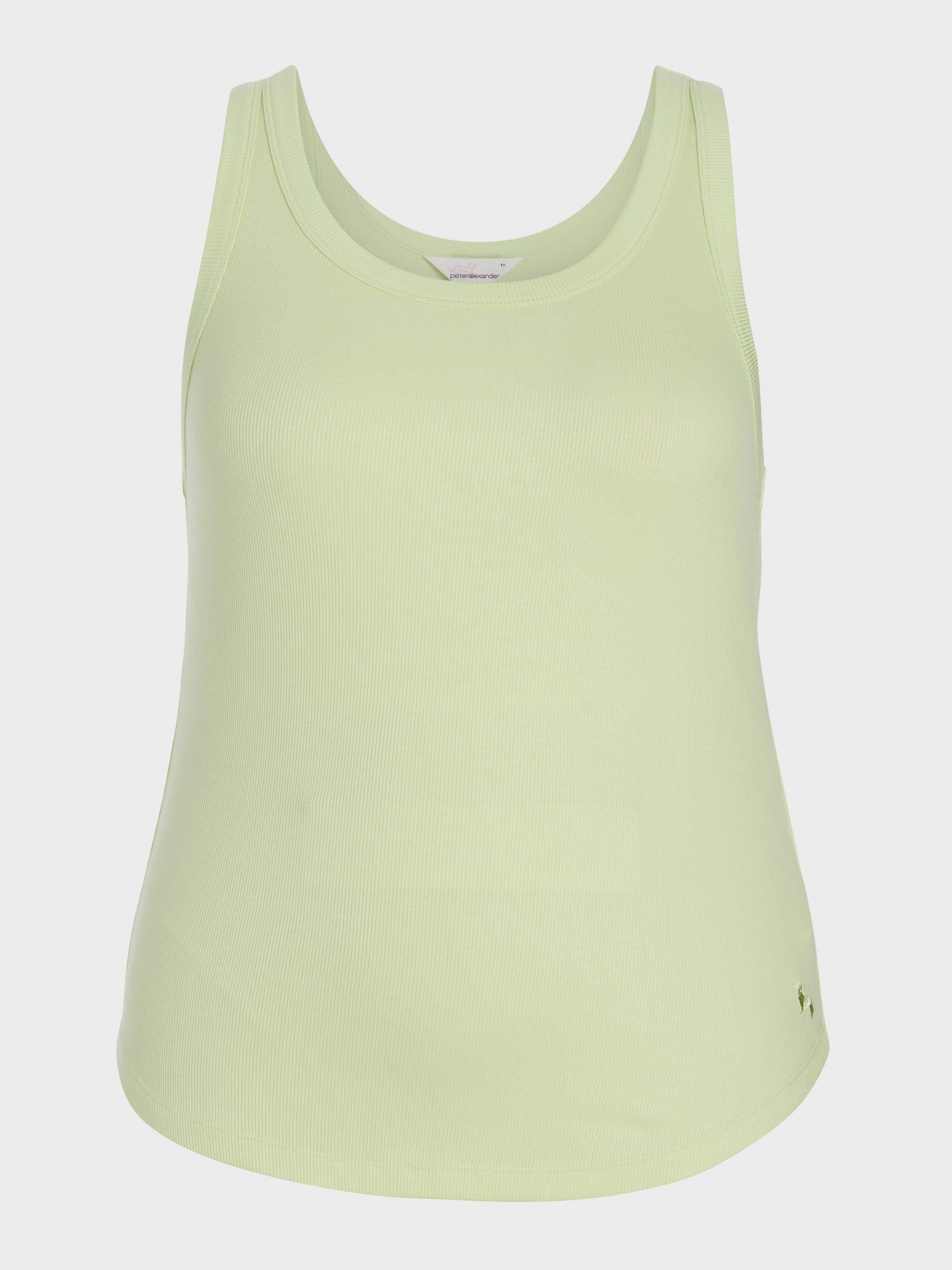 Image for P.A. Plus Mint Bamboo Rib Tank from Peter Alexander