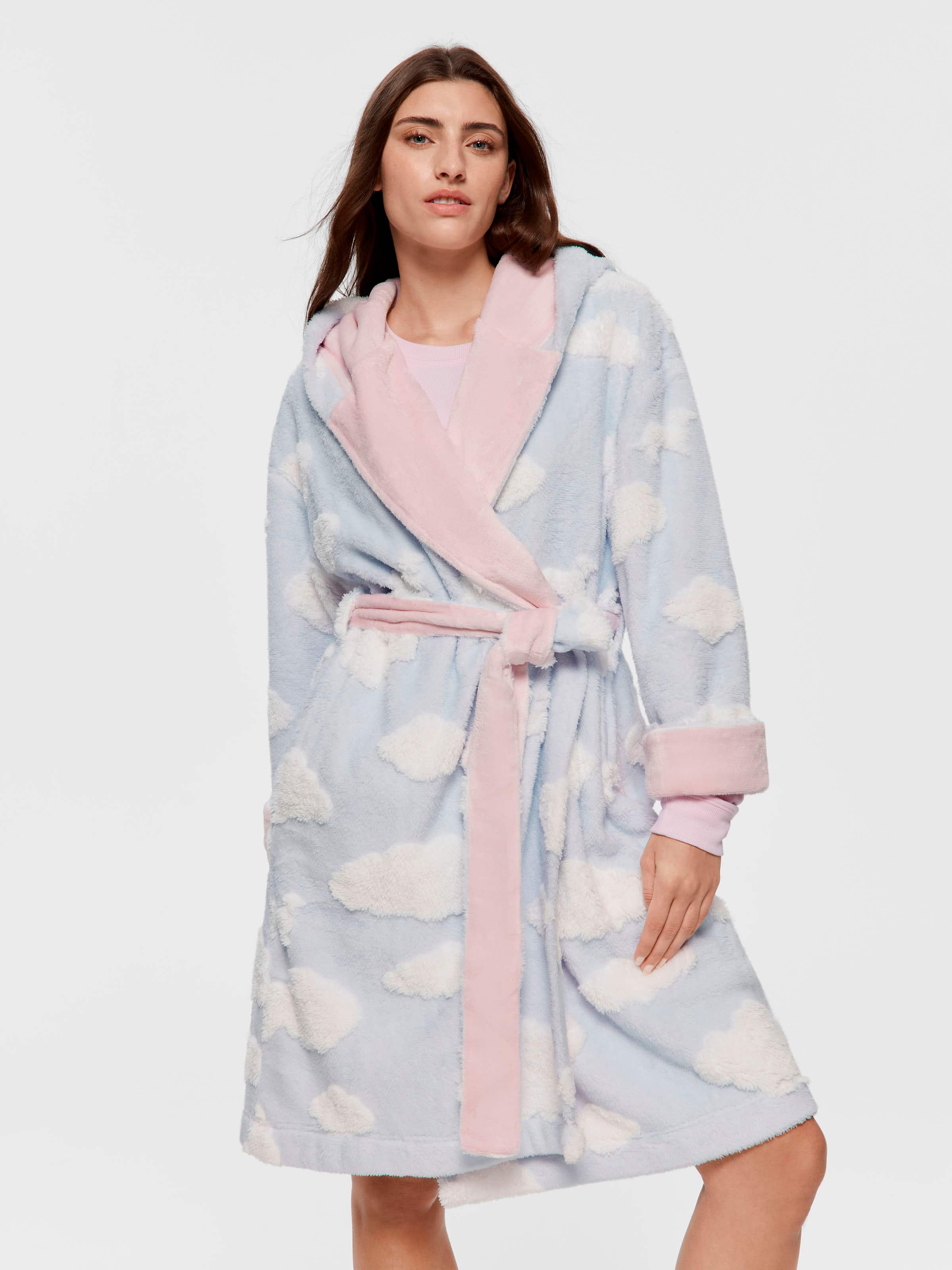 Image for Fluffy Cloud Hooded Gown from Peter Alexander