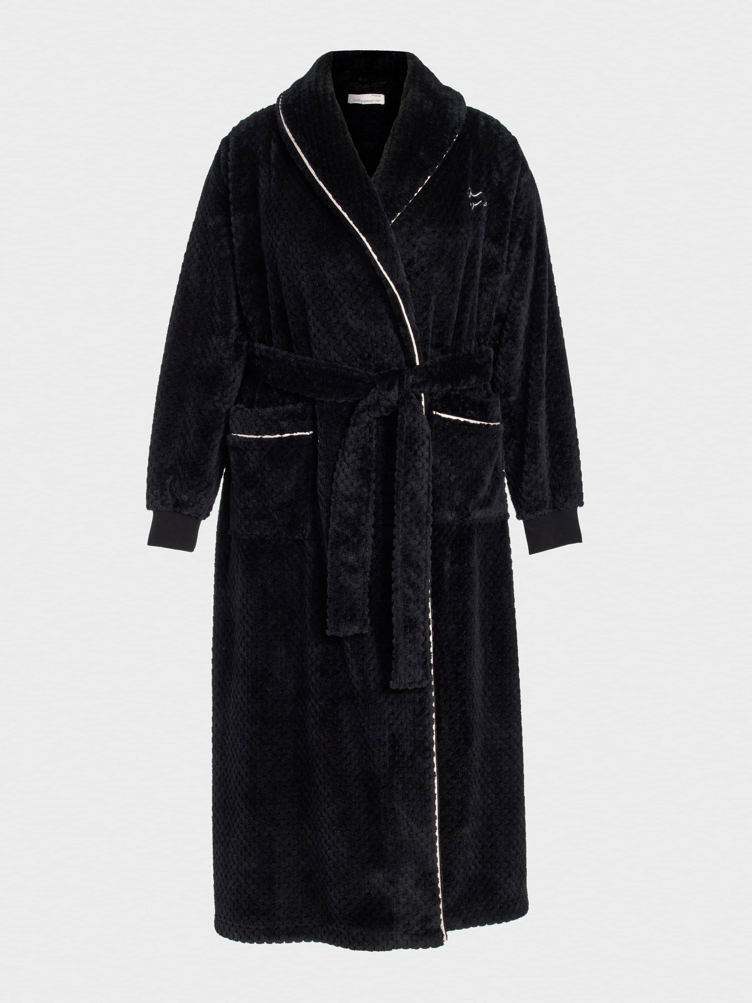 Image for P.A. Plus Peter's Black Jacquard Full Length Gown from Peter Alexander