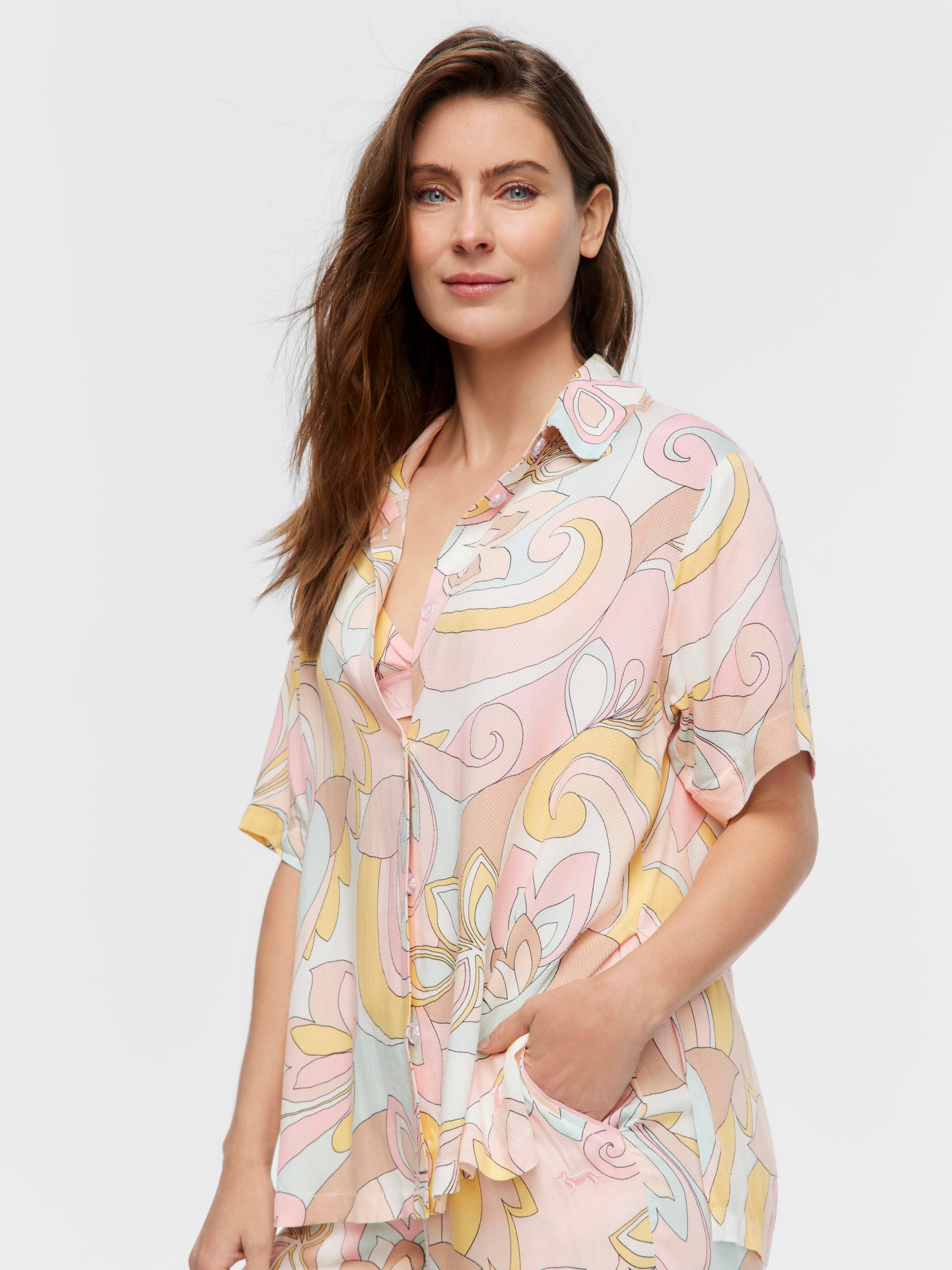 Garden Tile Scarf Top
