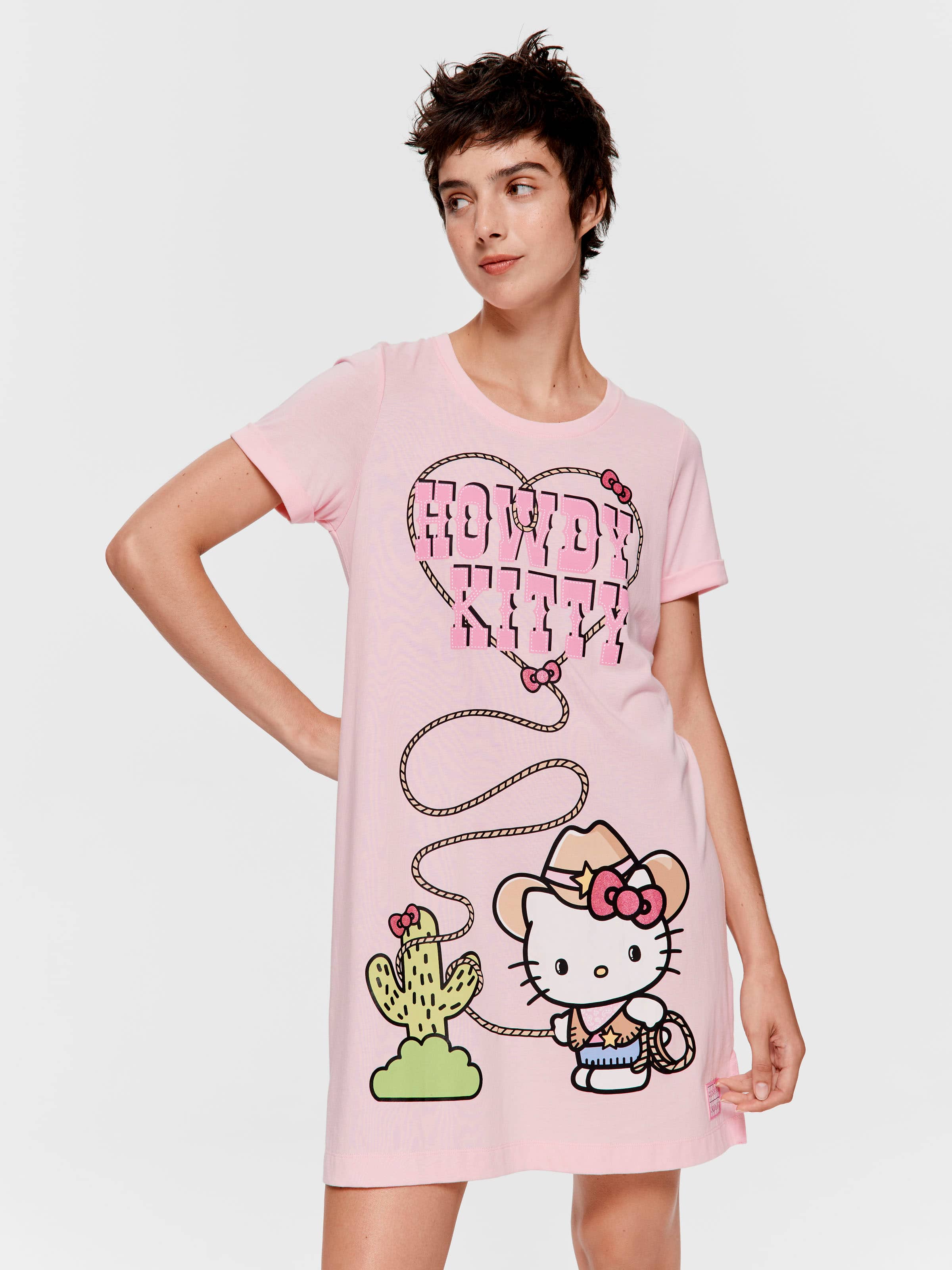 Image for Howdy Hello Kitty Sleep Tee from Peter Alexander