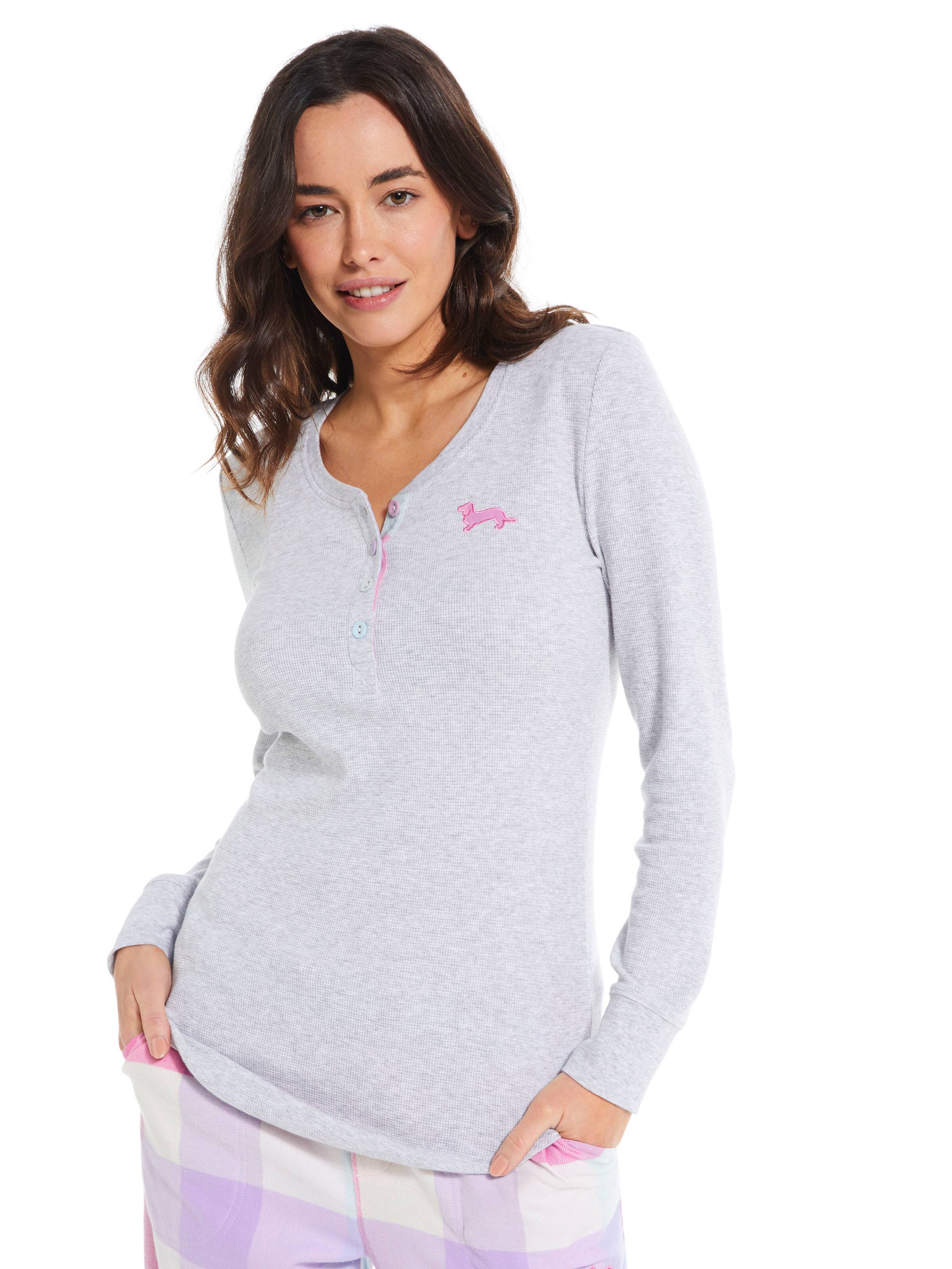 Buffalo Waffle Henley Top