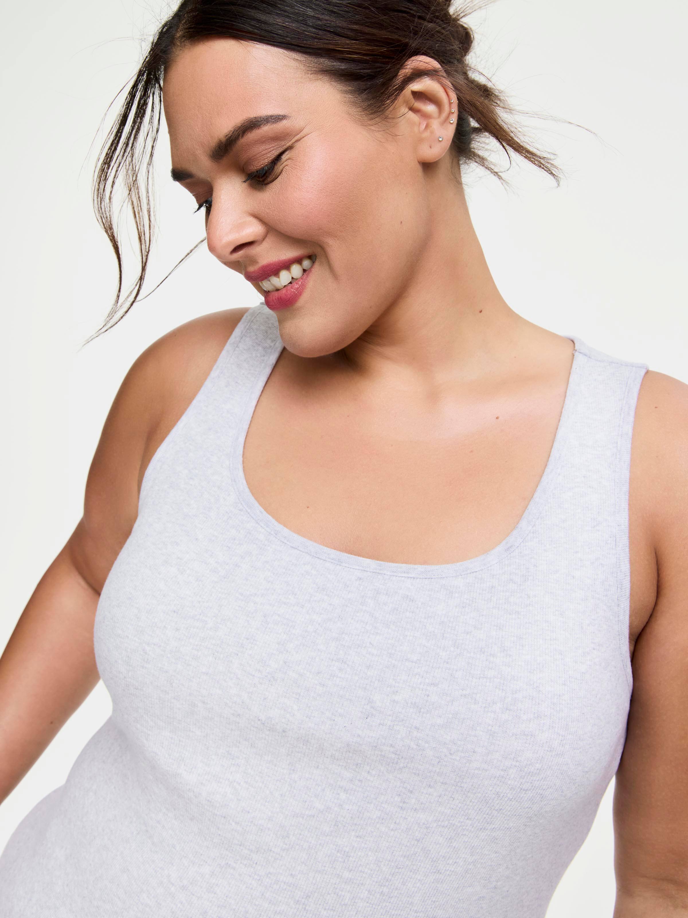 P.A. Plus Classic Tank With Shelf Bra