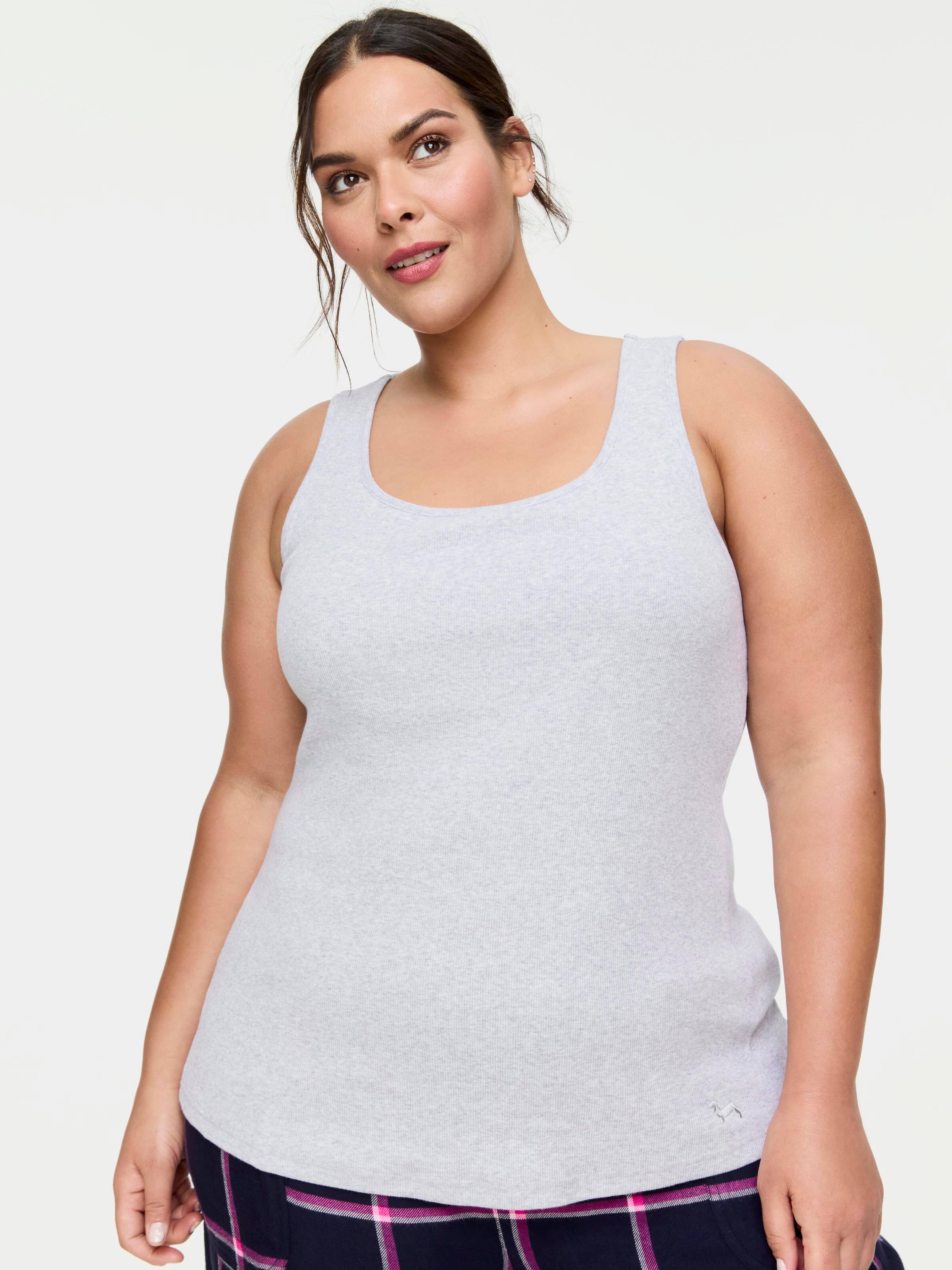 P.A. Plus Classic Tank With Shelf Bra