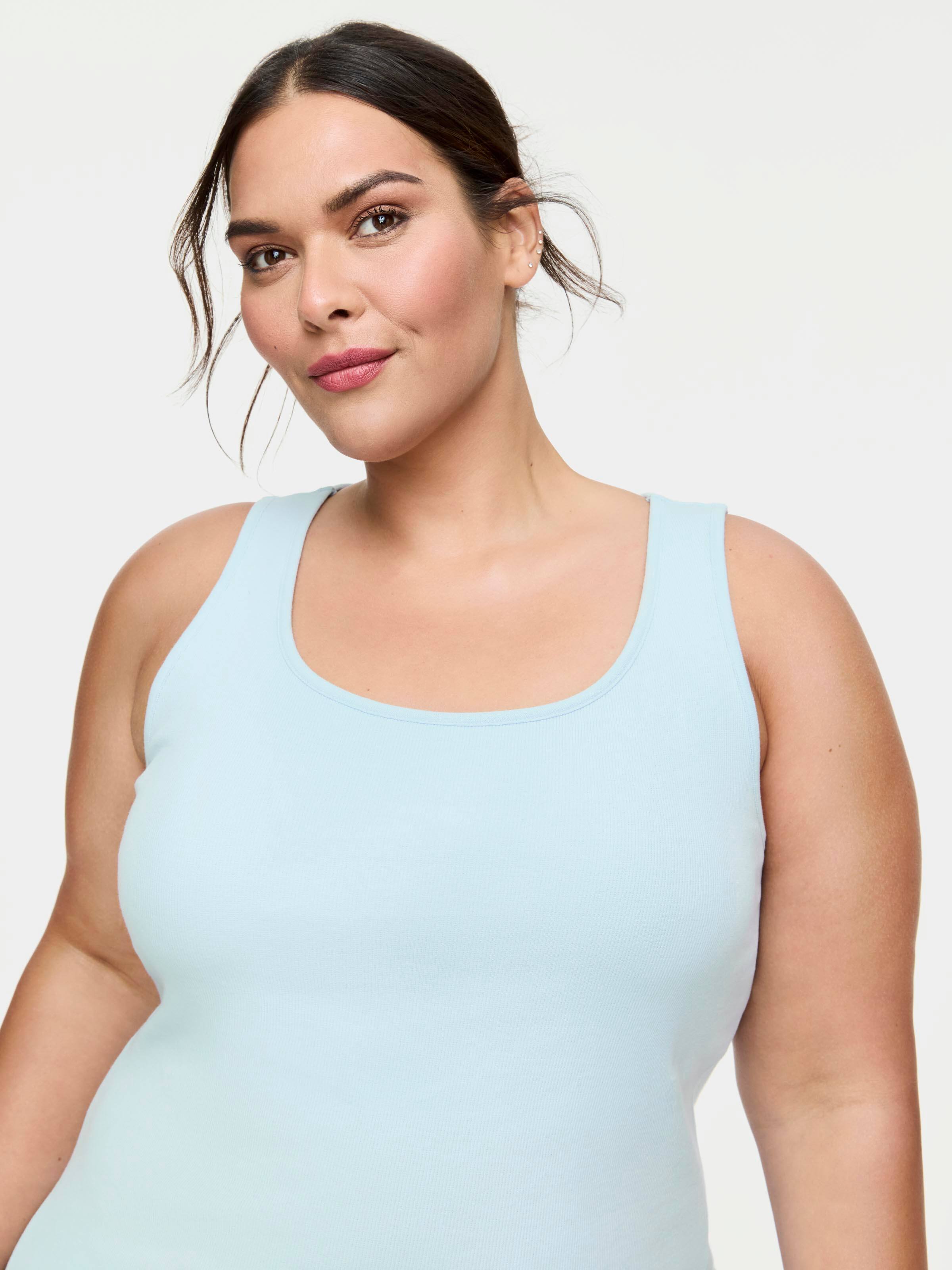 P.A. Plus Classic Tank With Shelf Bra