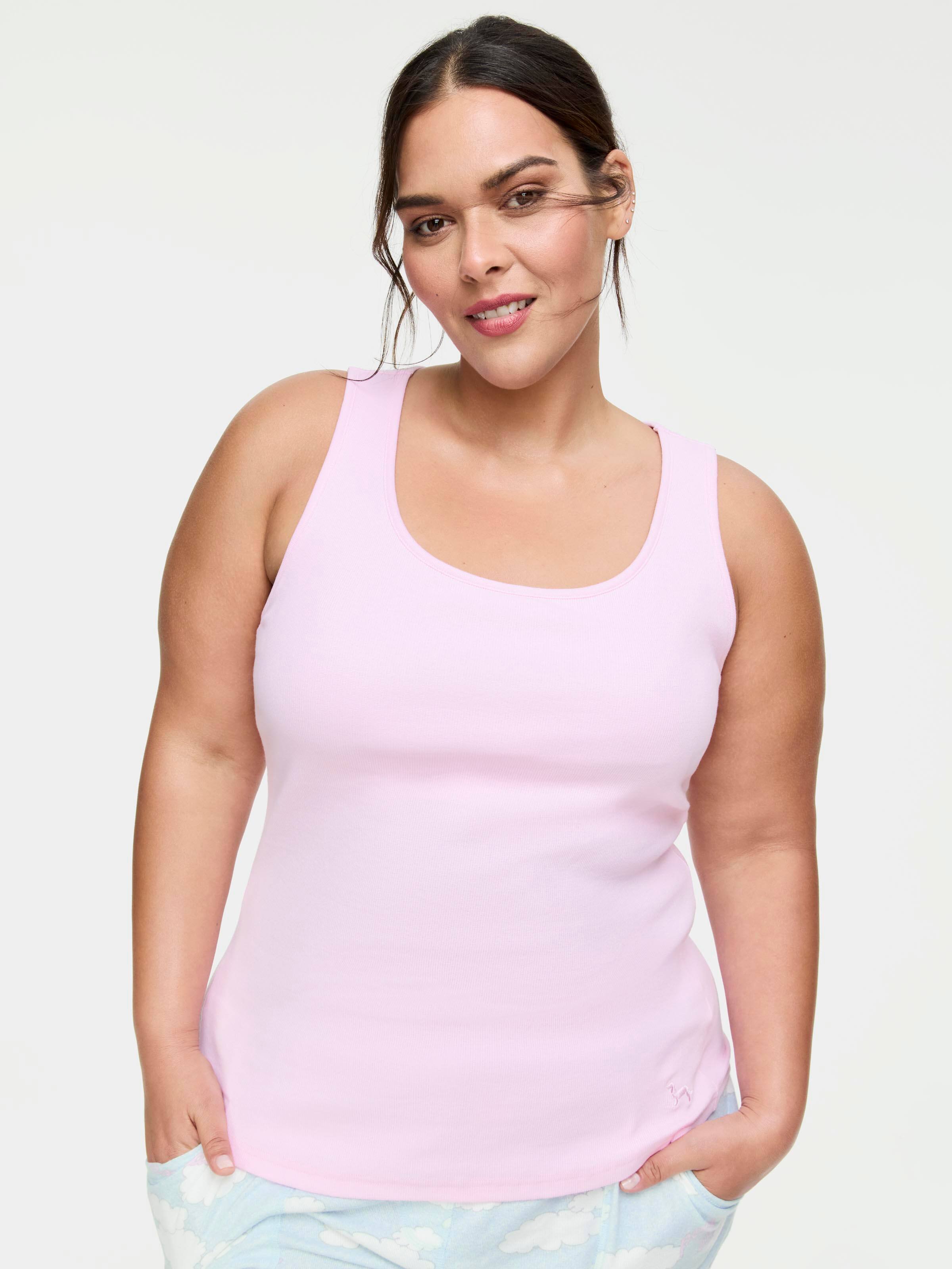 P.A. Plus Classic Tank With Shelf Bra