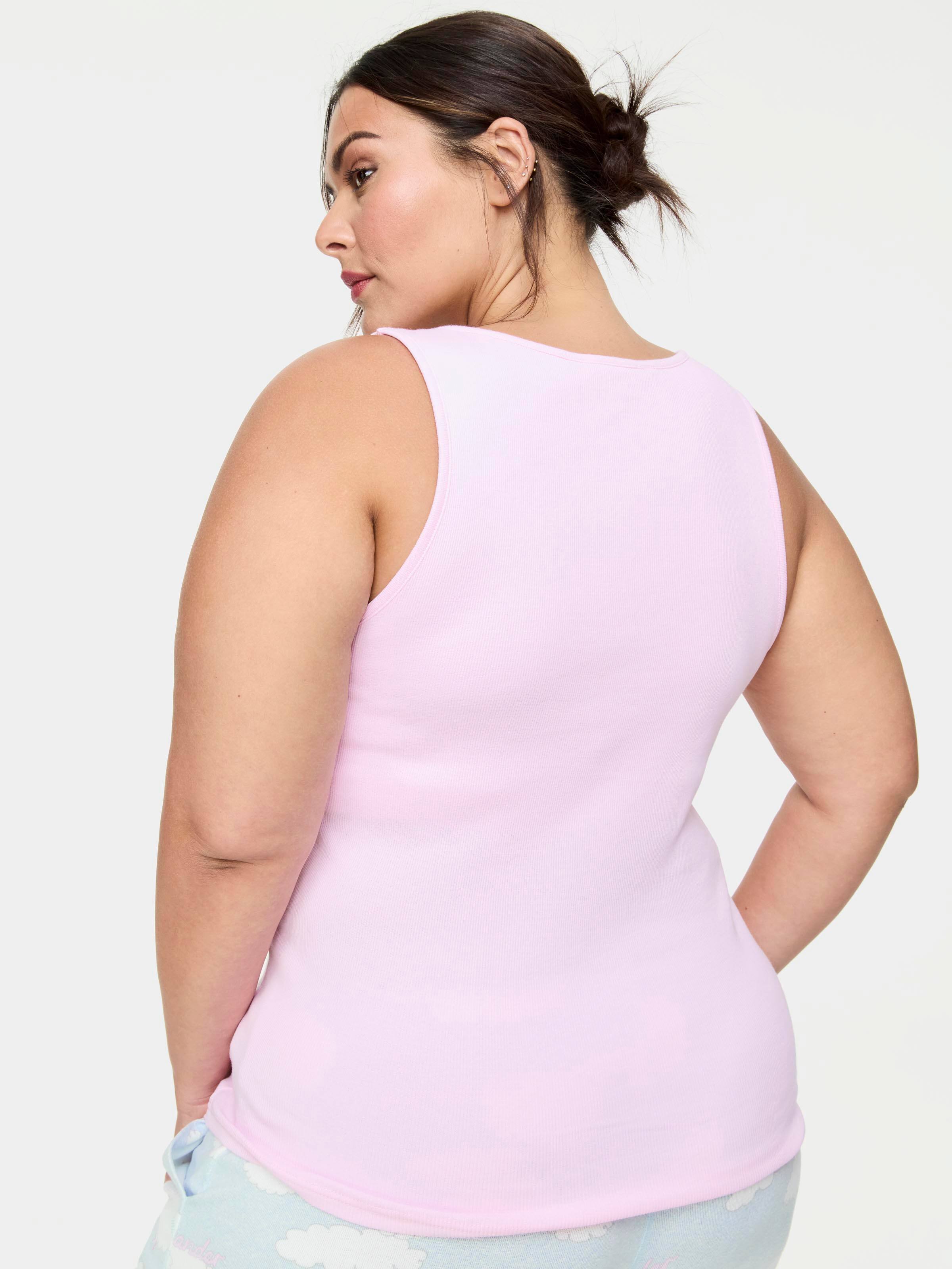 P.A. Plus Classic Tank With Shelf Bra