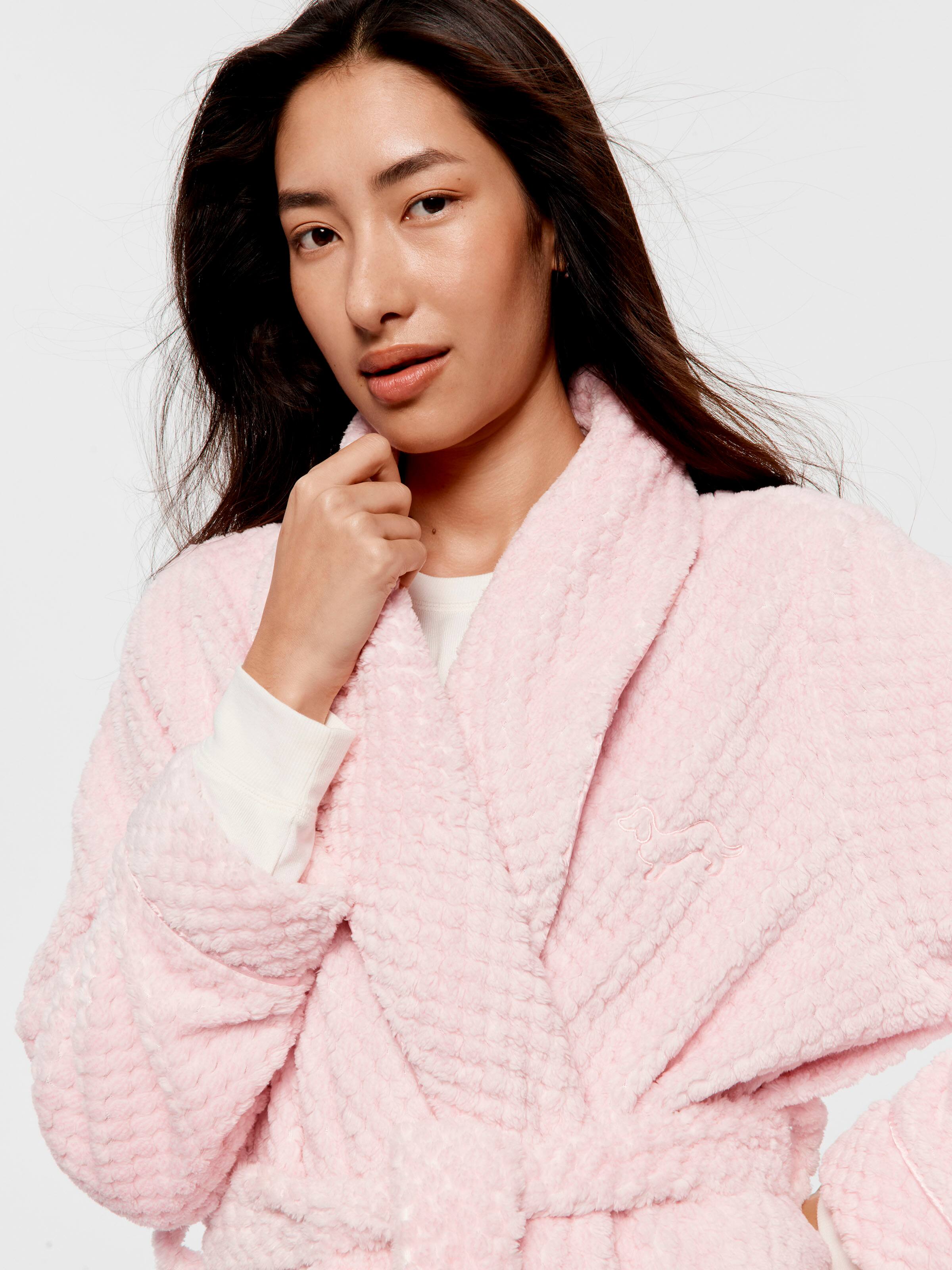 Image for Peter's Pink Jacquard Gown from Peter Alexander