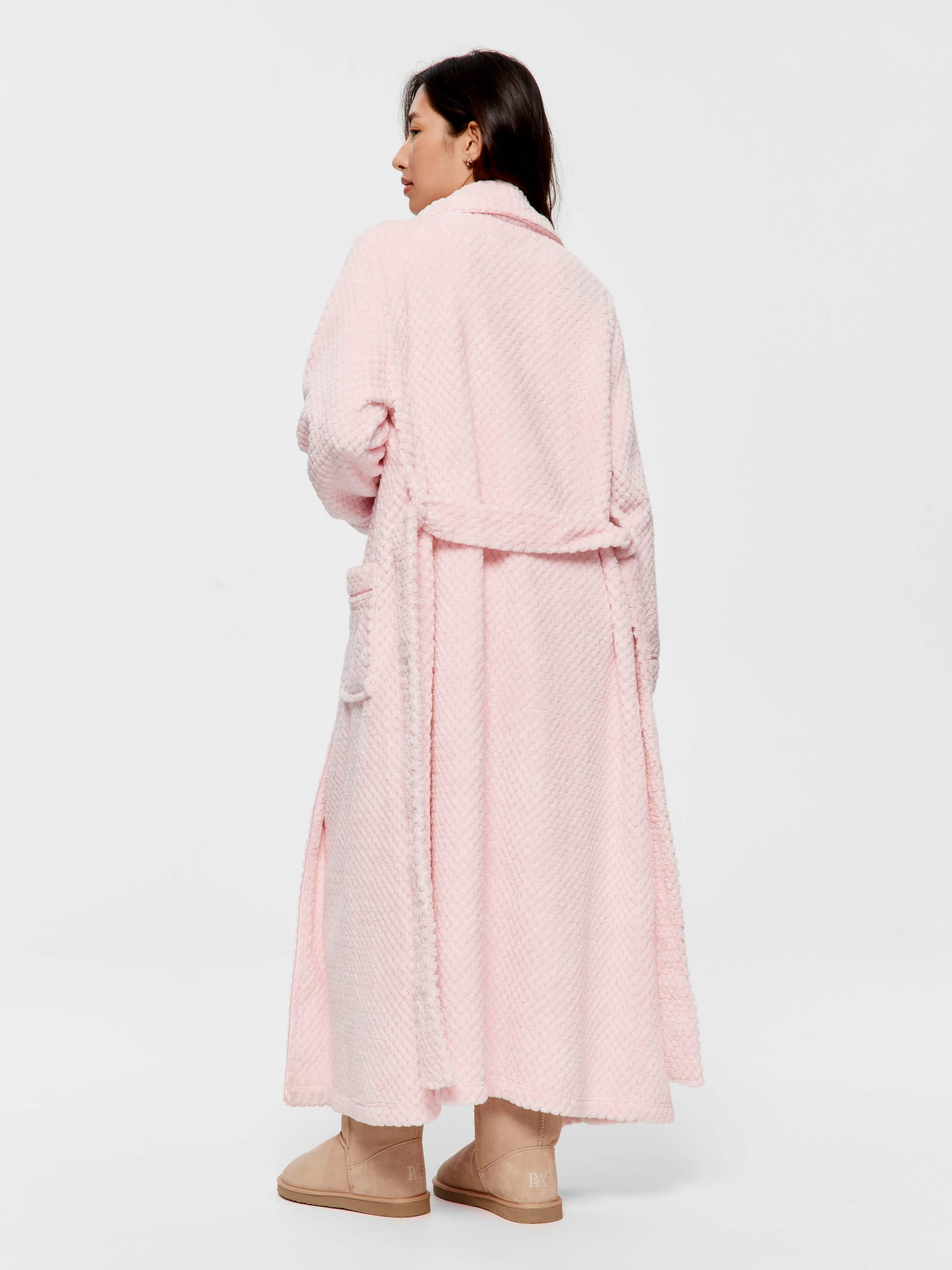 Image for Peter's Pink Jacquard Gown from Peter Alexander