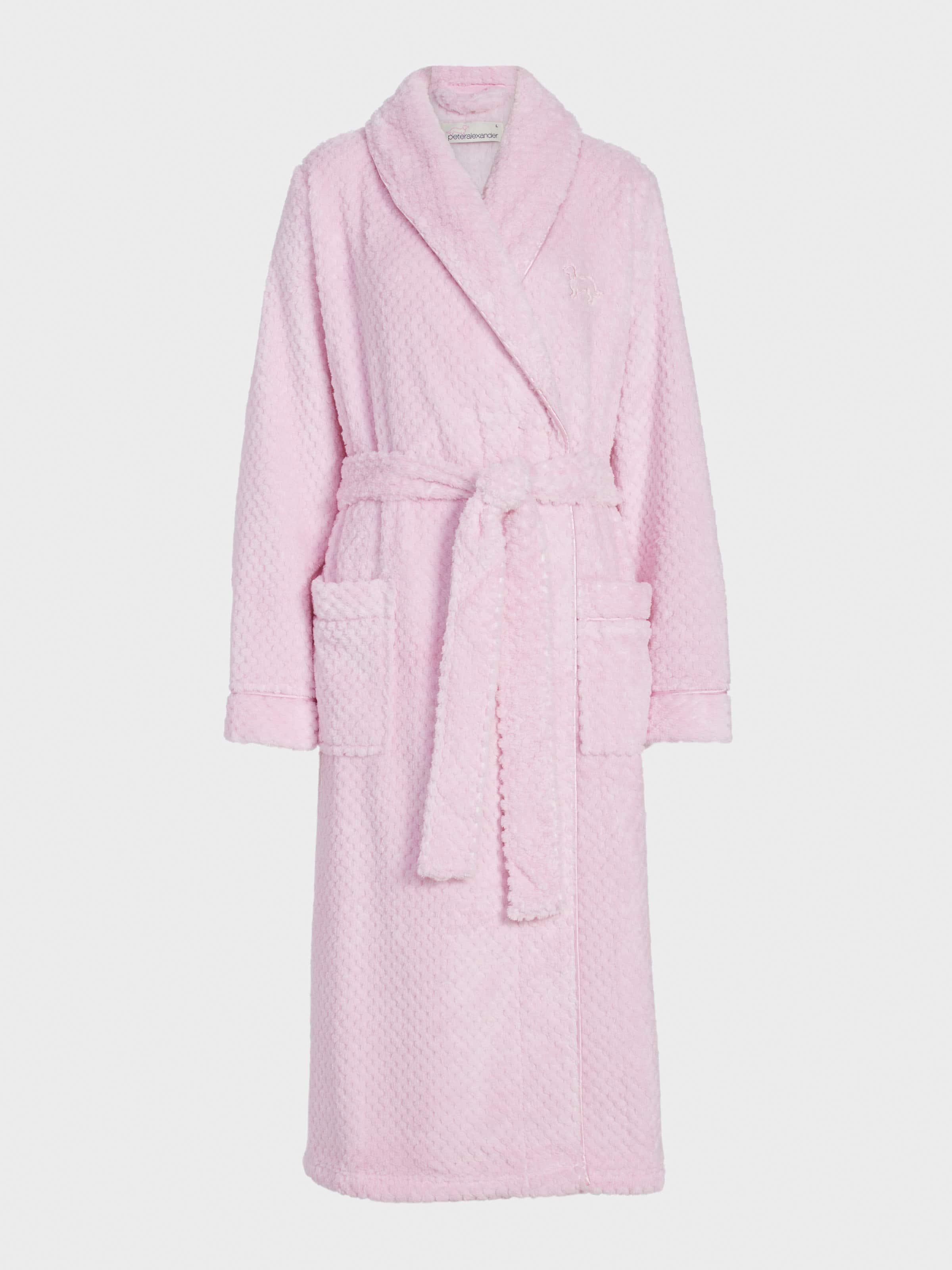Image for Peter's Pink Jacquard Gown from Peter Alexander