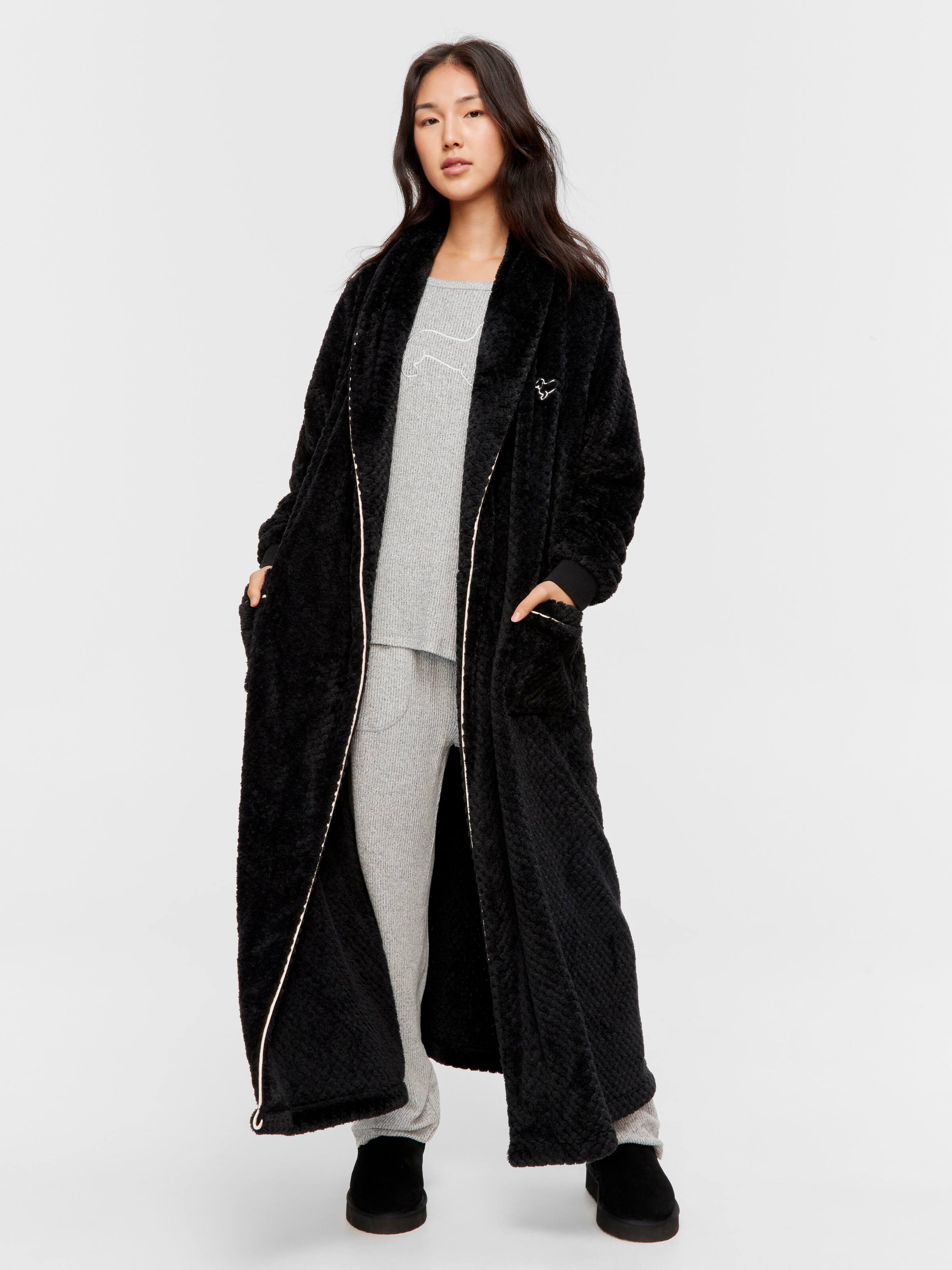 Image for Peter's Black Jacquard Full Length Gown from Peter Alexander