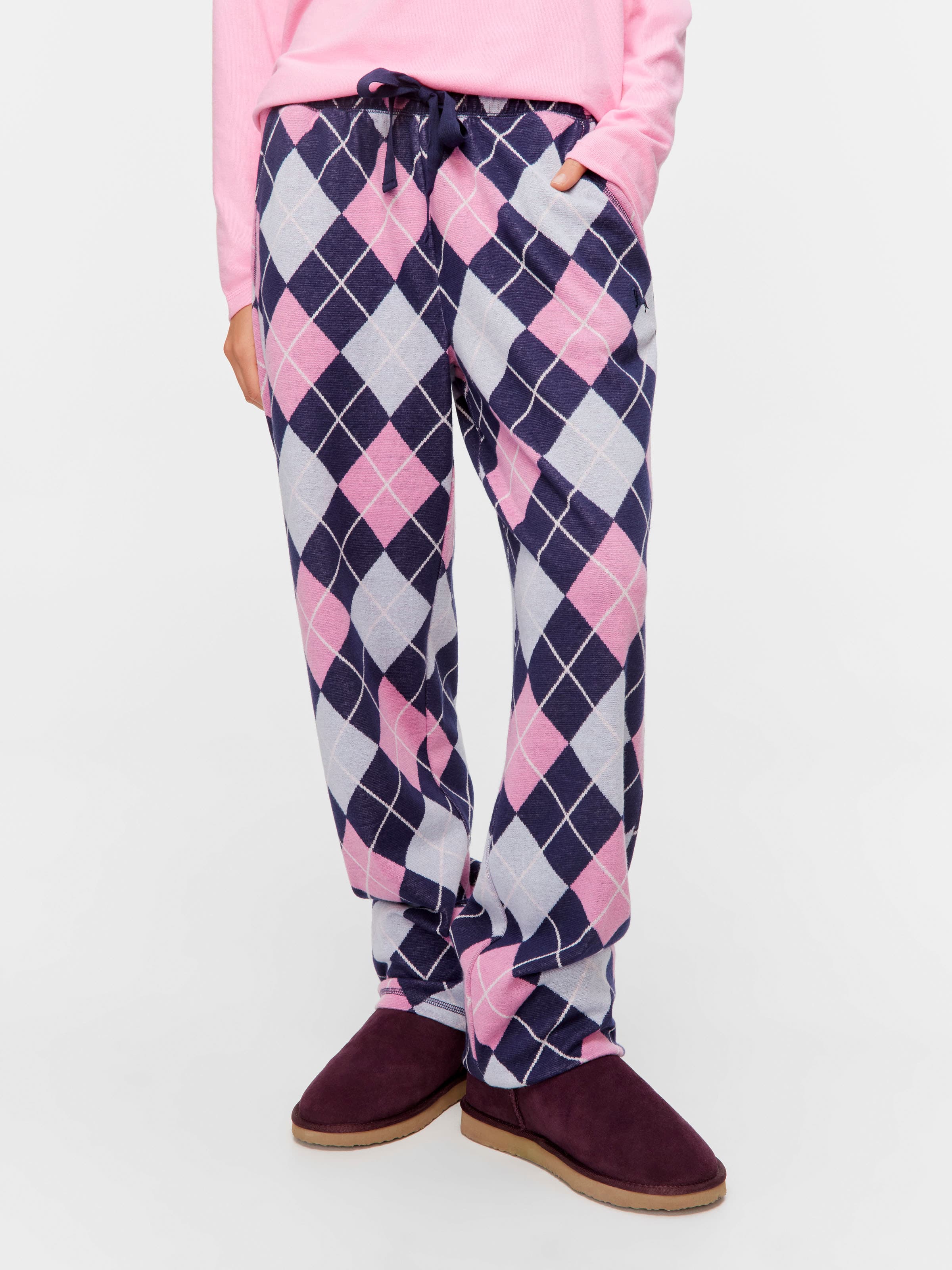 Image for Argyle Straight Leg Pj Pant from Peter Alexander