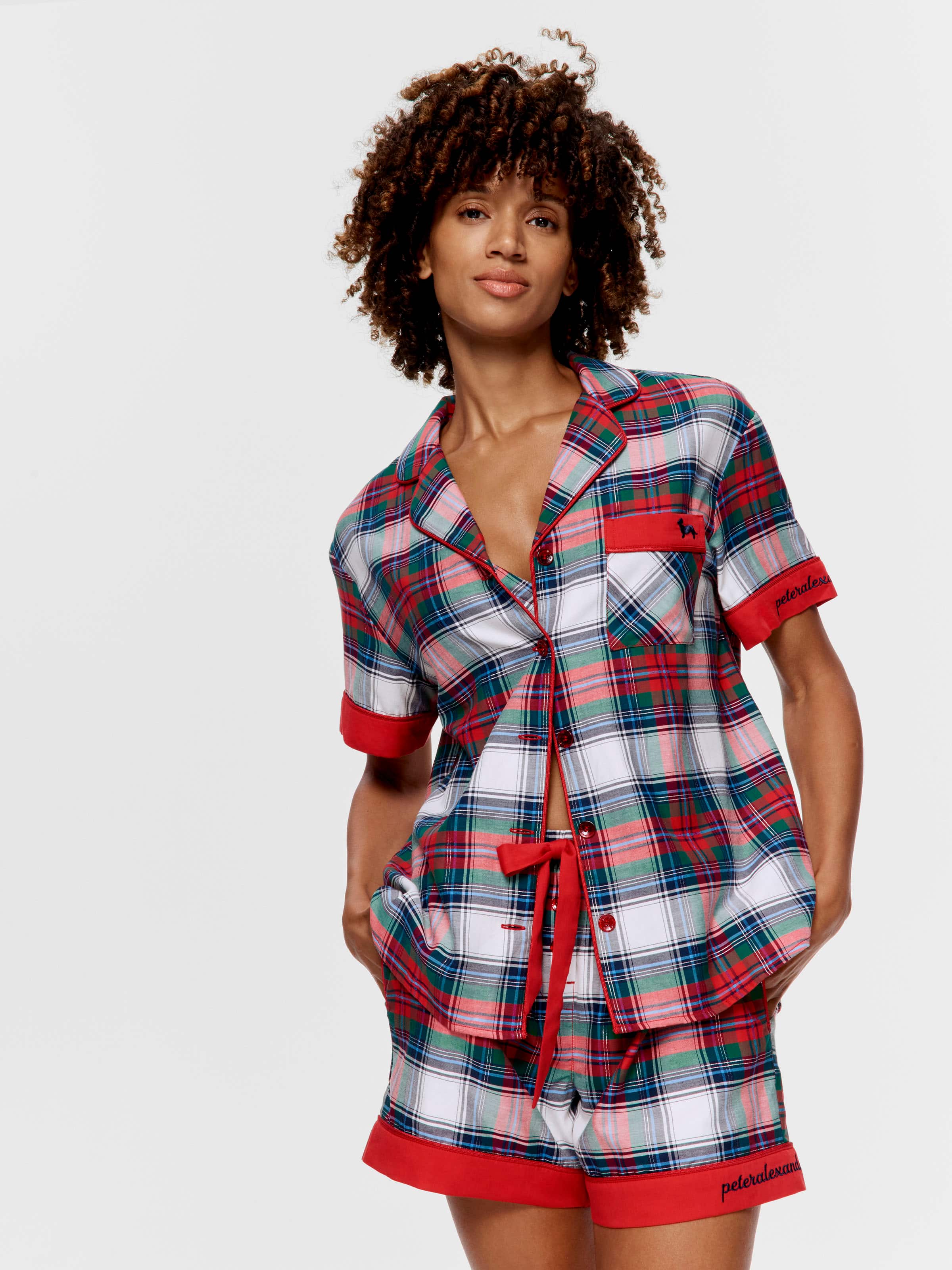 Image for Tartan Short Sleeve Shirt from Peter Alexander