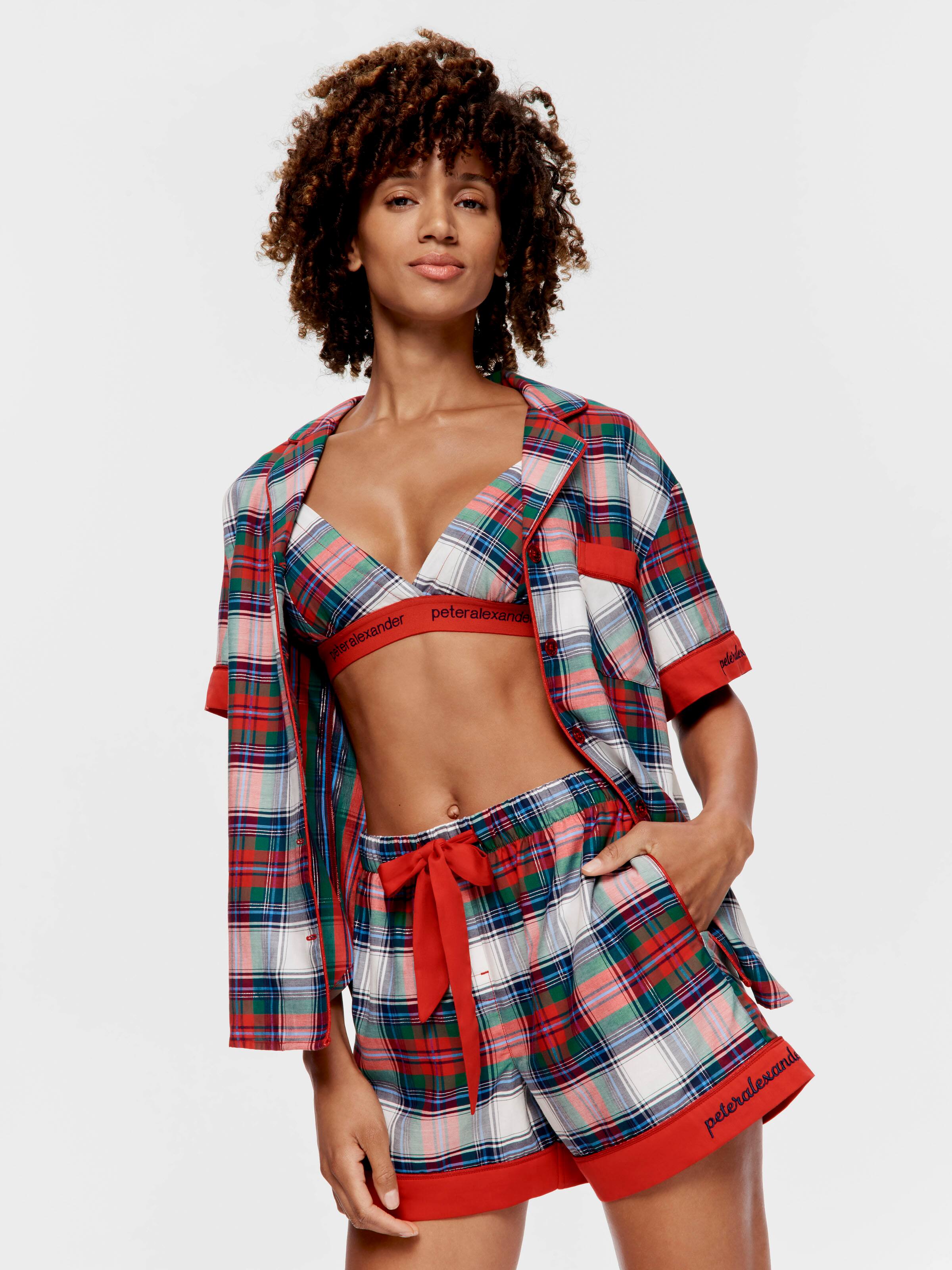 Image for Tartan Mid Tux Short from Peter Alexander