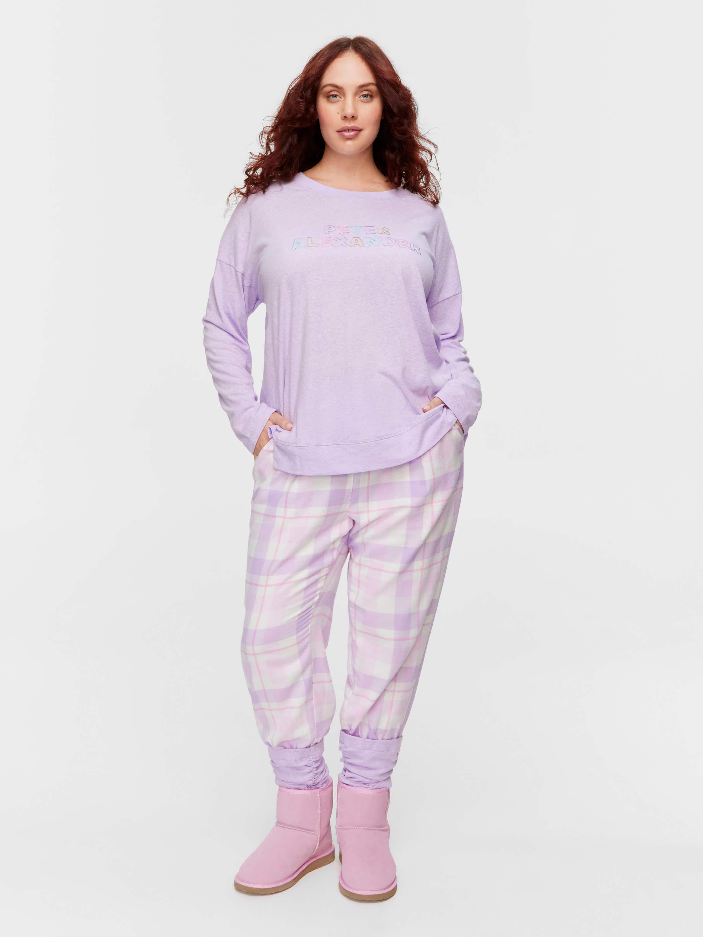 Image for P.A. Plus Lilac Peter Alexander Logo Tee from Peter Alexander