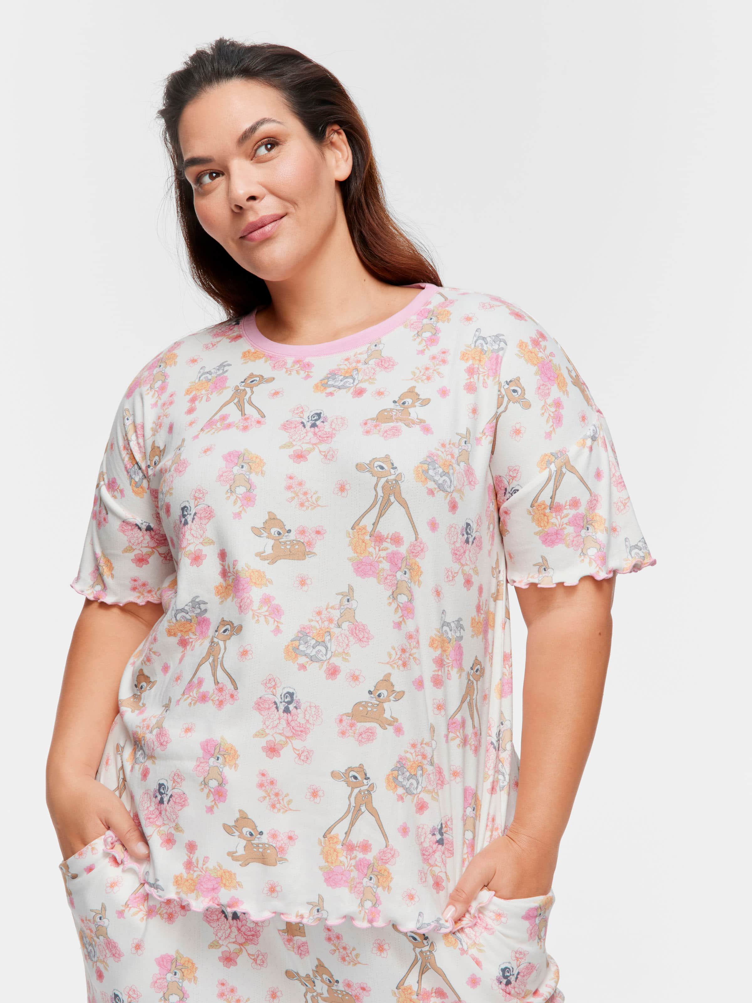 Image for P.A. Plus Bambi Pointelle Oversized Tee from Peter Alexander