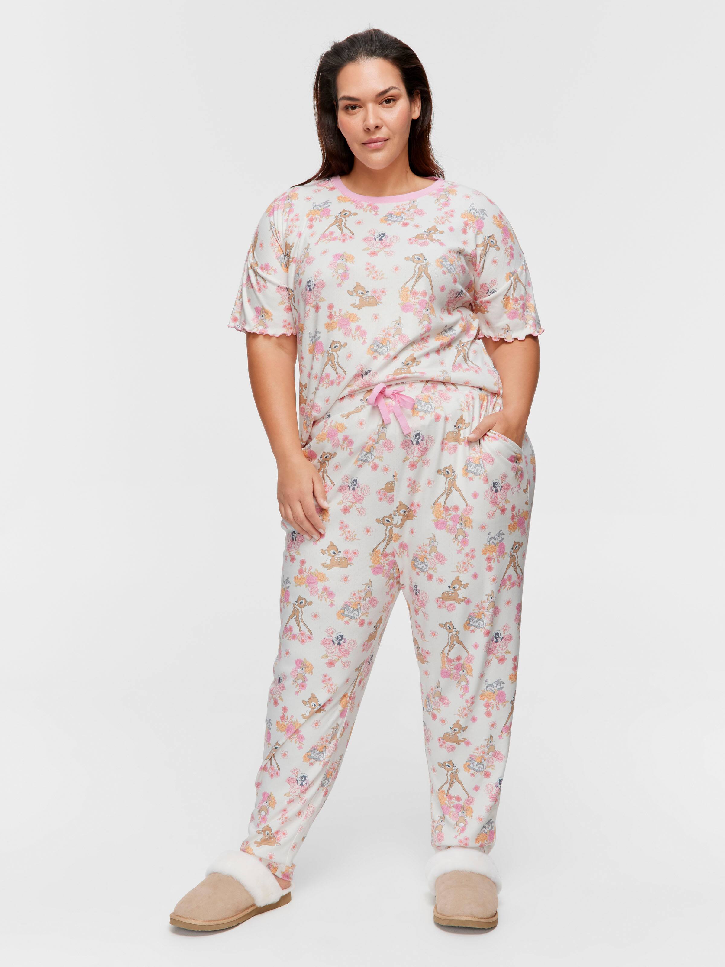 P.A. Plus Bambi Pointelle Tapered Leg Pj Pant