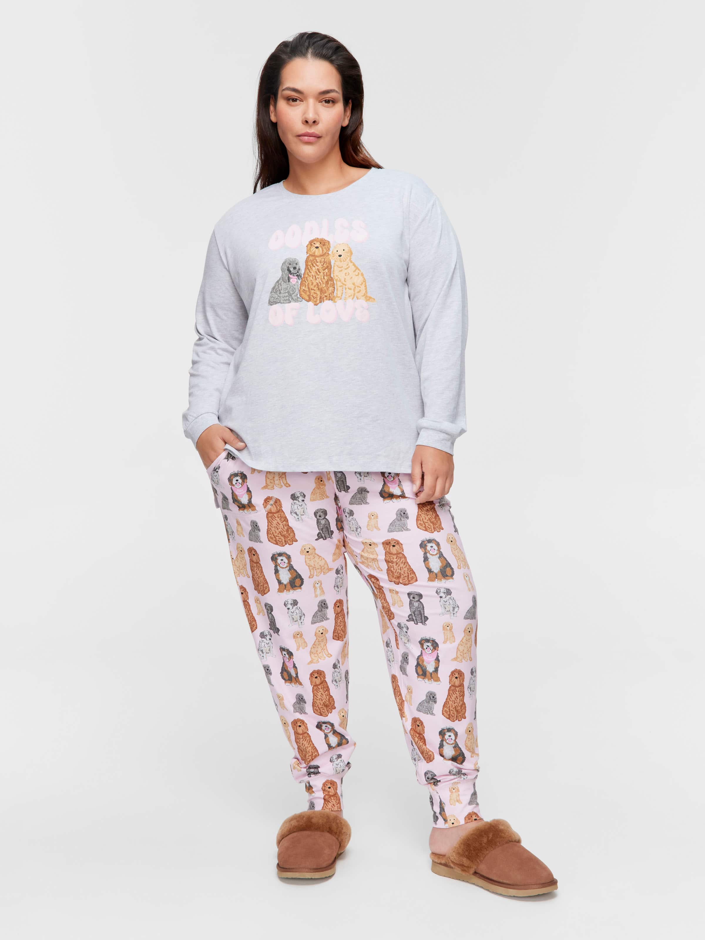 Image for P.A. Plus Groodle Oversized Long Sleeve Top from Peter Alexander