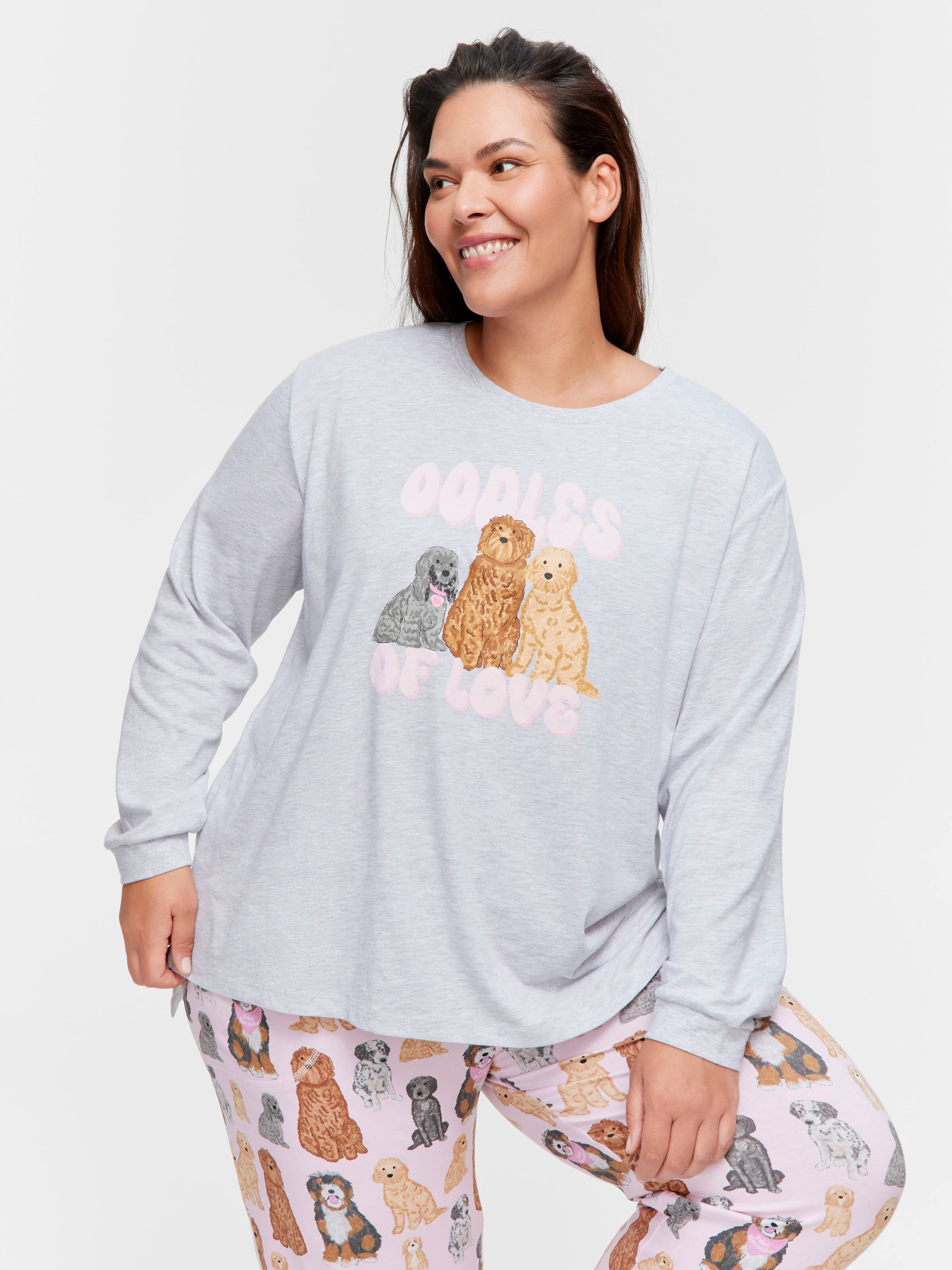 Image for P.A. Plus Groodle Oversized Long Sleeve Top from Peter Alexander