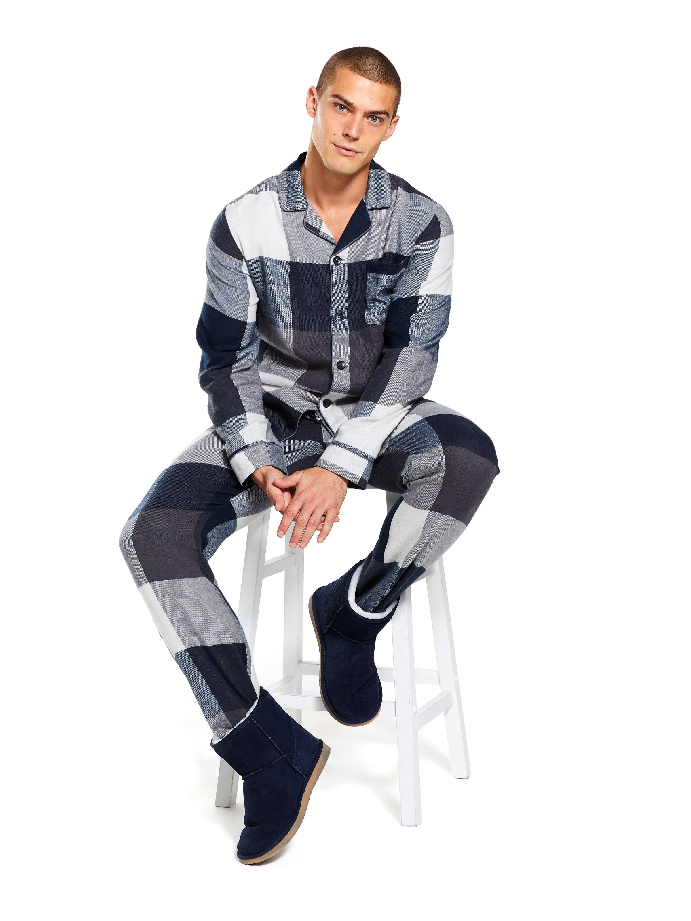 Buffalo Check Bamboo Flannelette Pj Set