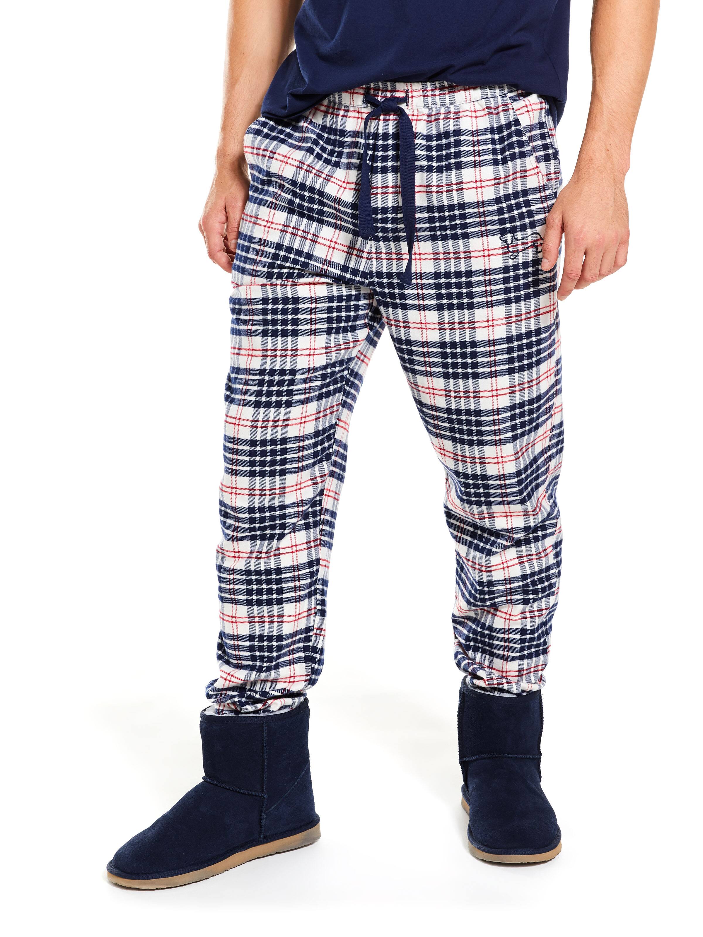 Winter Check Flannelette Jogger Pj Pant