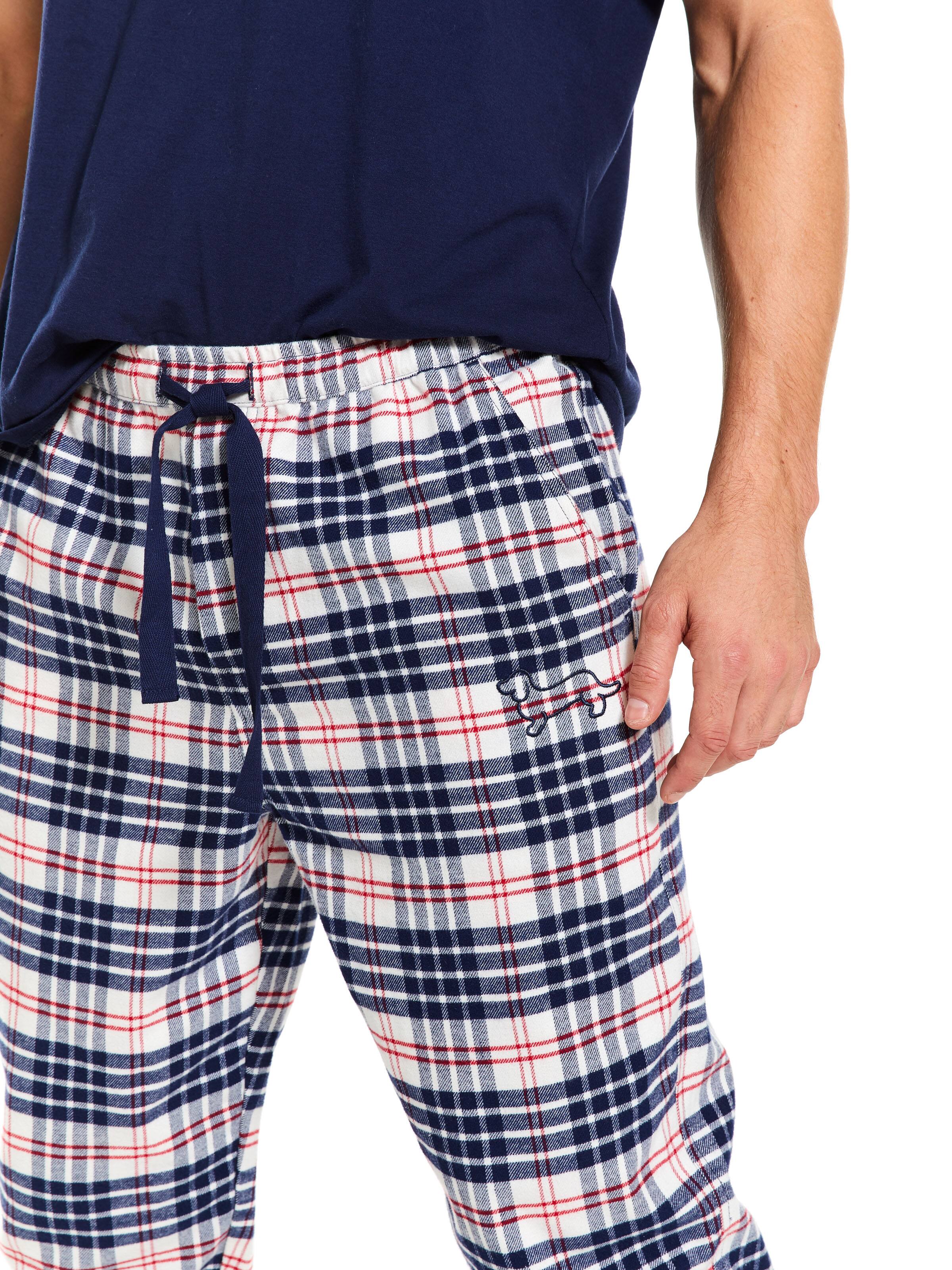 Winter Check Flannelette Jogger Pj Pant