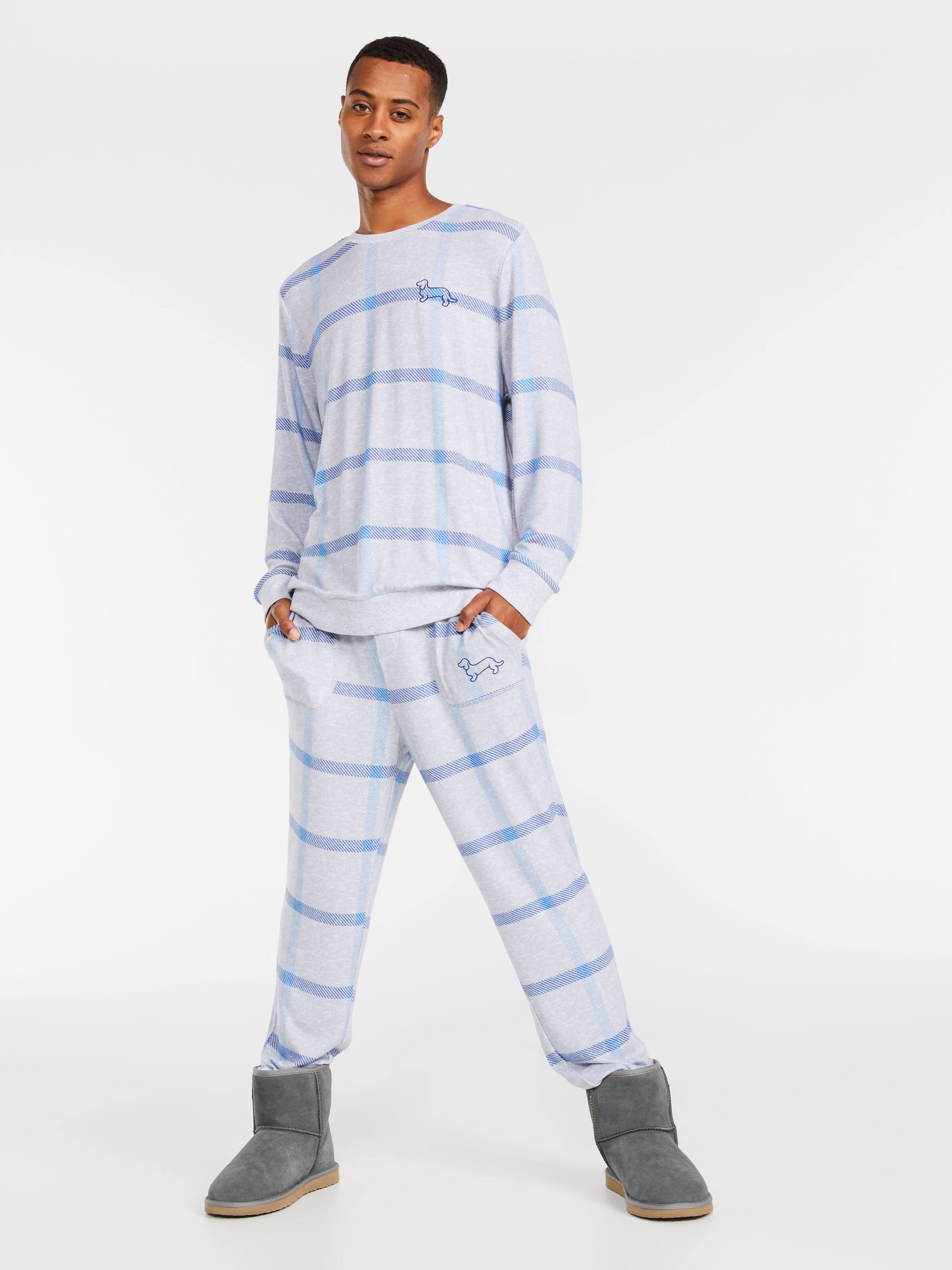 Fuzzy Check Sweater