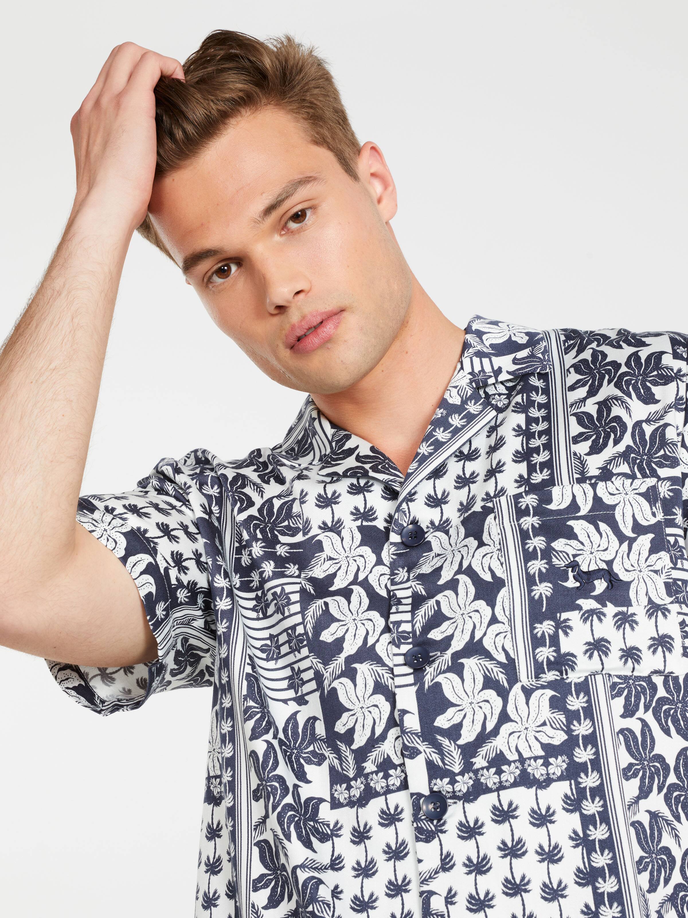 Palm Tile Resort Shirt