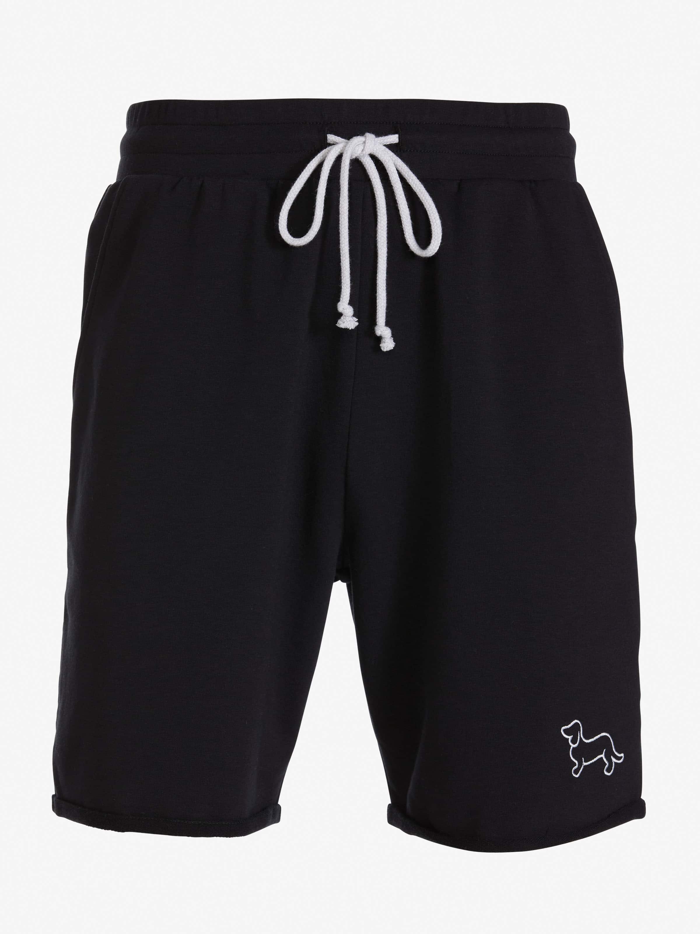 Image for P.A. Black Cut Off Sweat Short from Peter Alexander