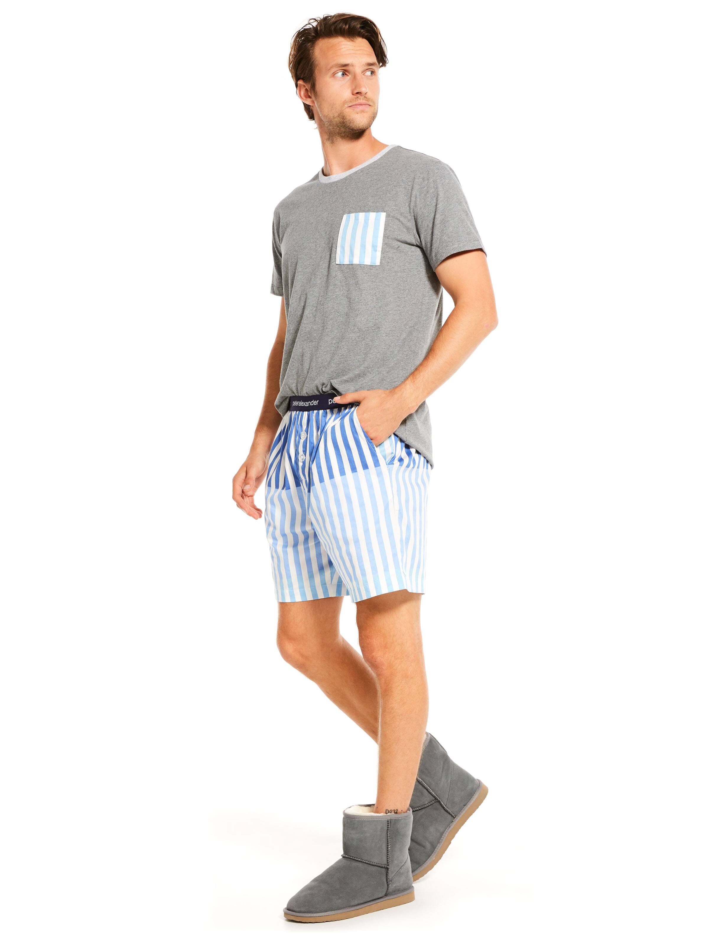 Panel Stripe Mid Short