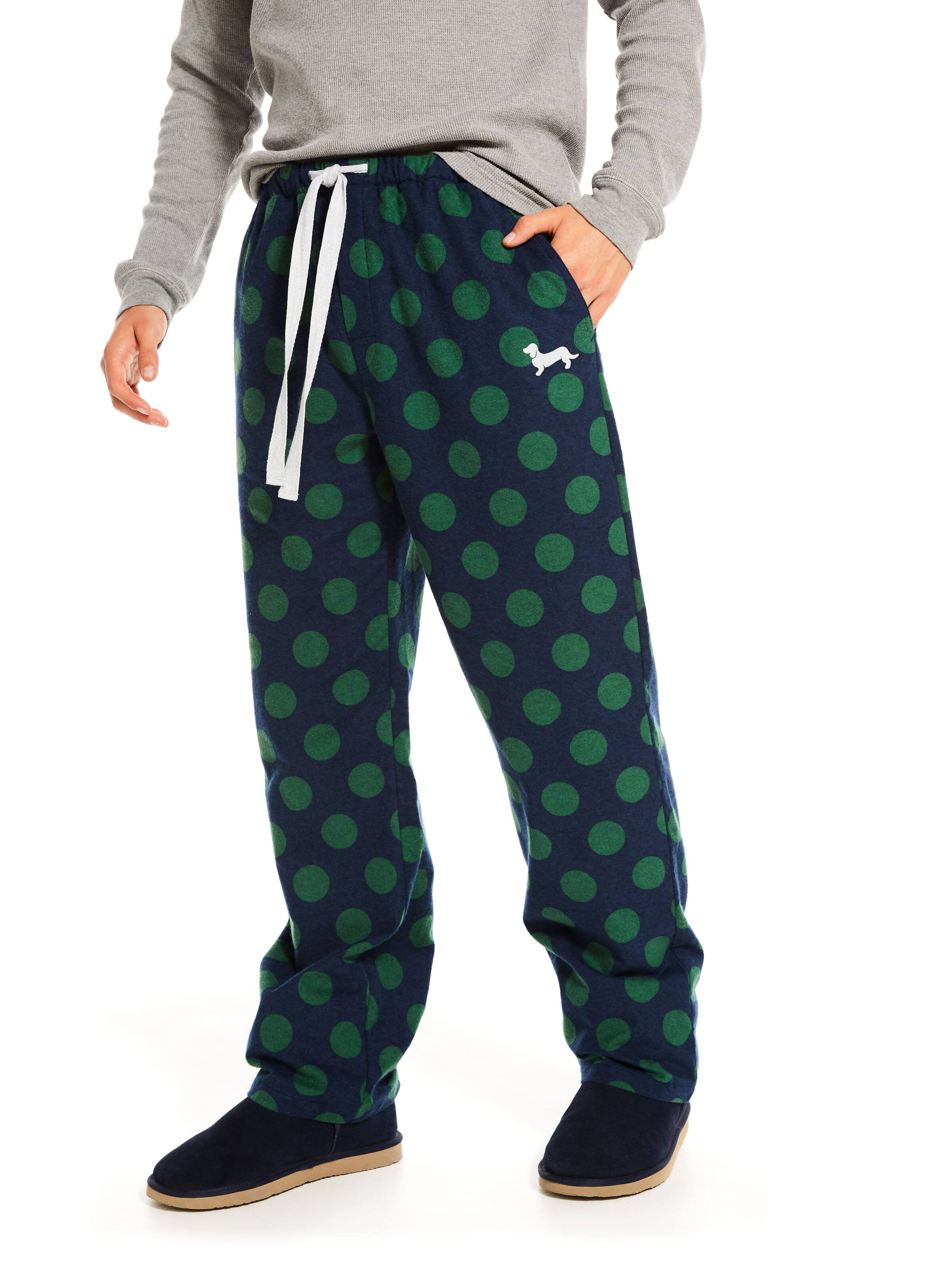 Green Spot Flannelette Pj Pant