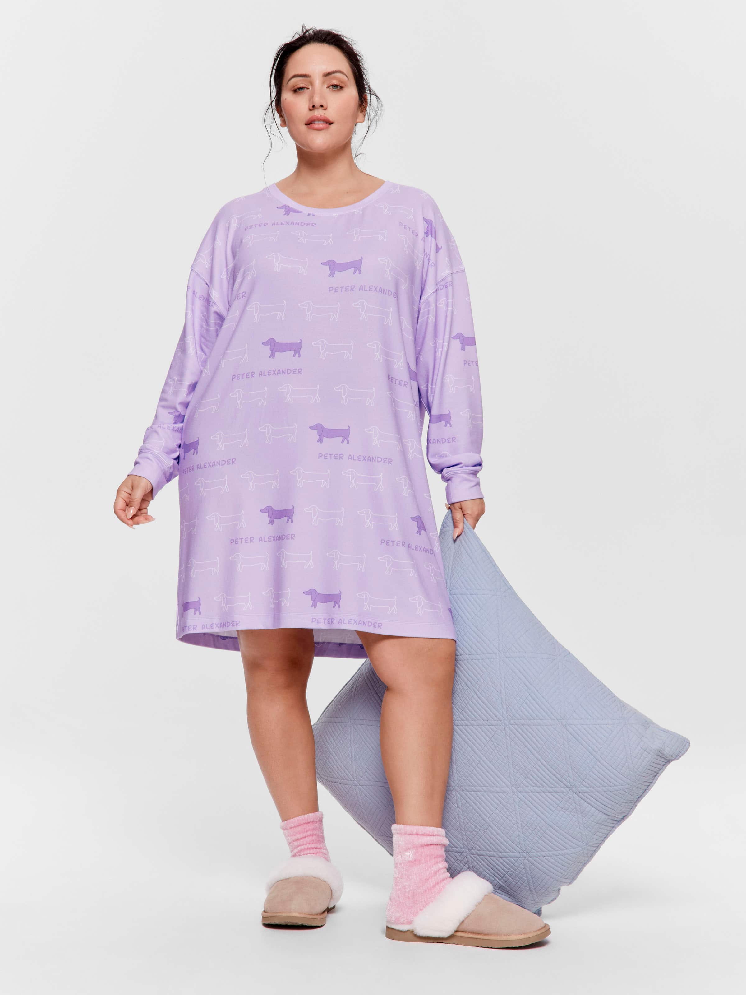 Image for P.A. Plus Penny Walk Long Sleeve Nightie from Peter Alexander