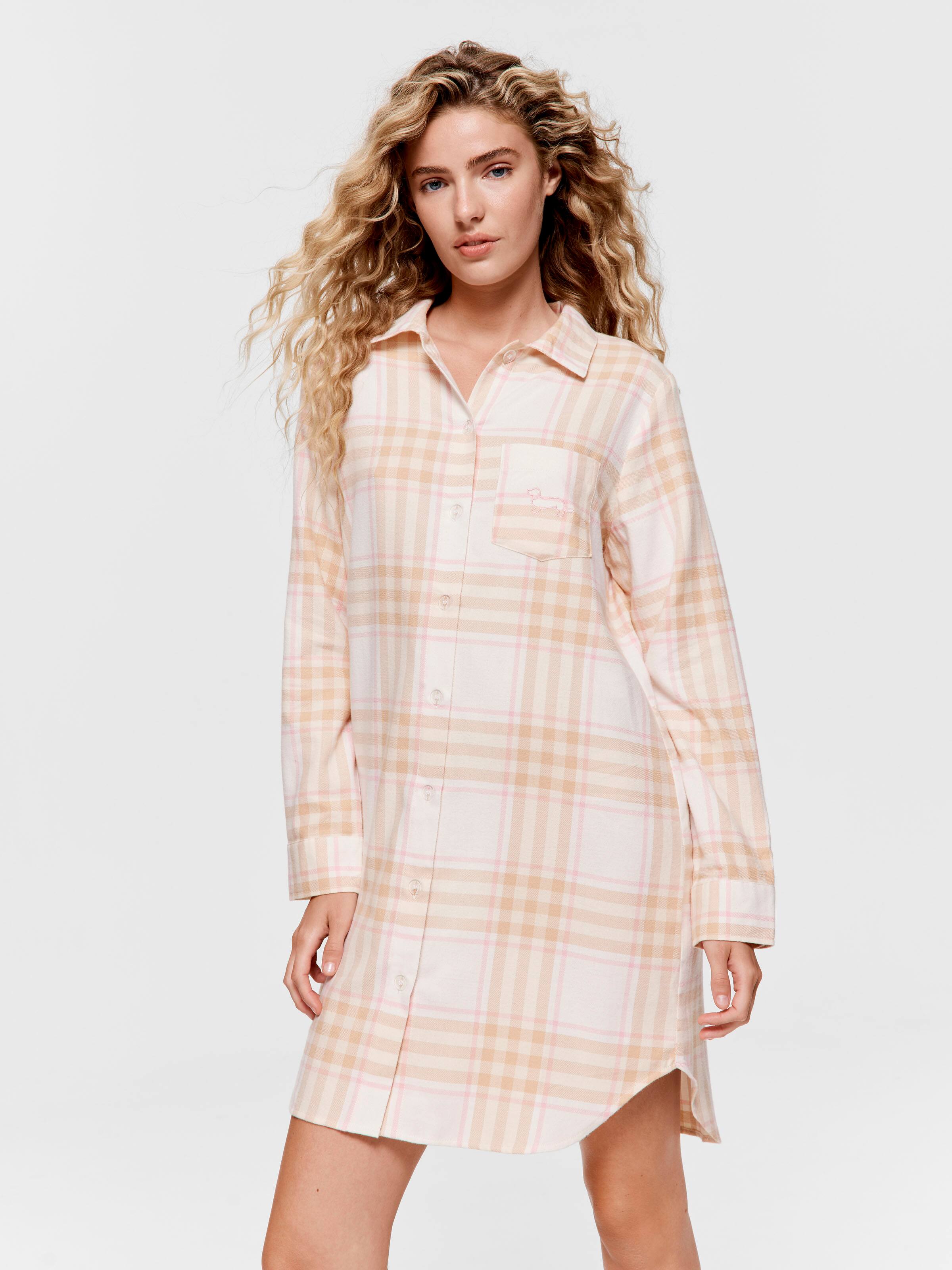 Caramel Classic Flannelette Nightshirt