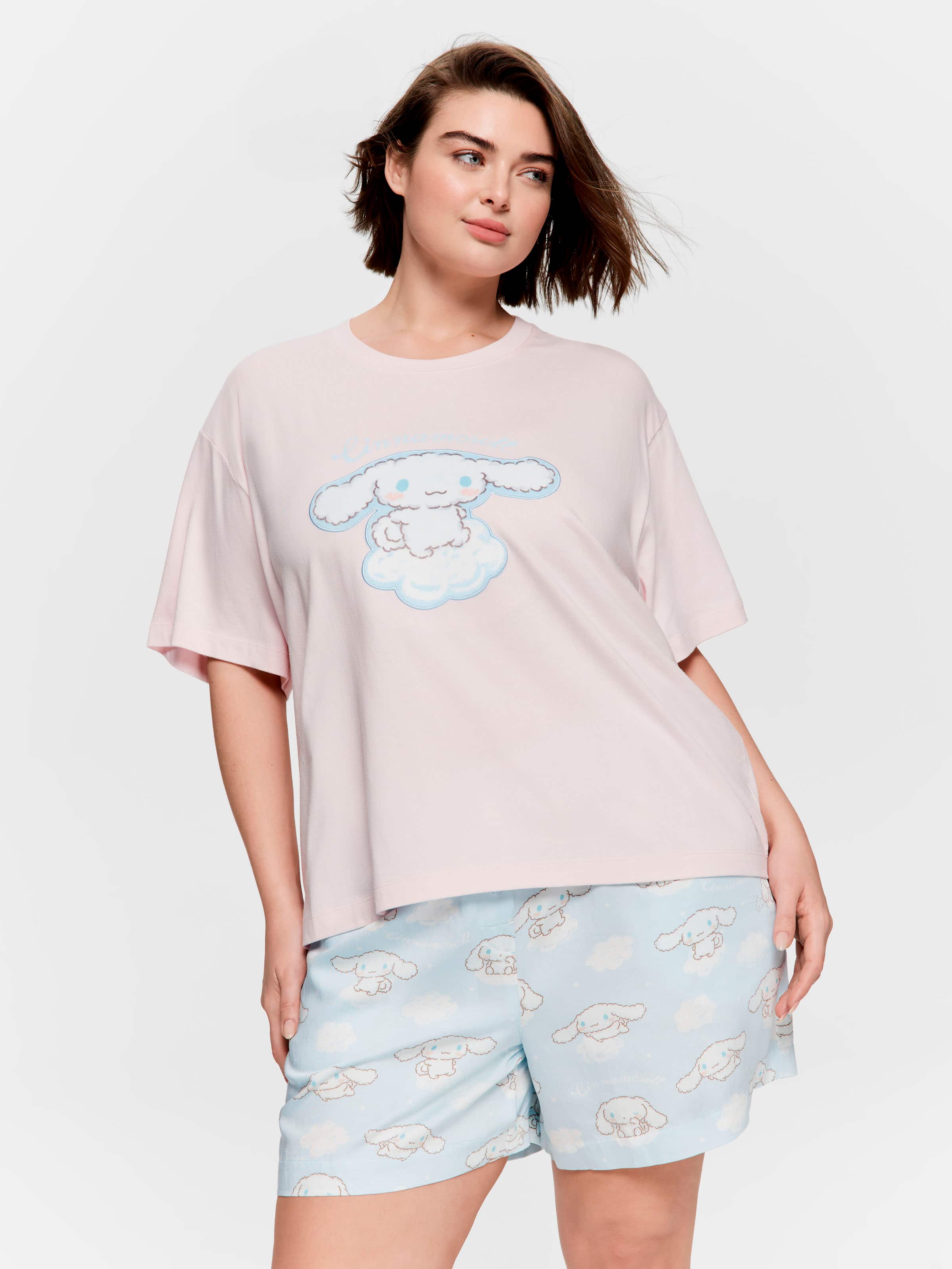 P.A. Plus Cinnamoroll Oversized Tee