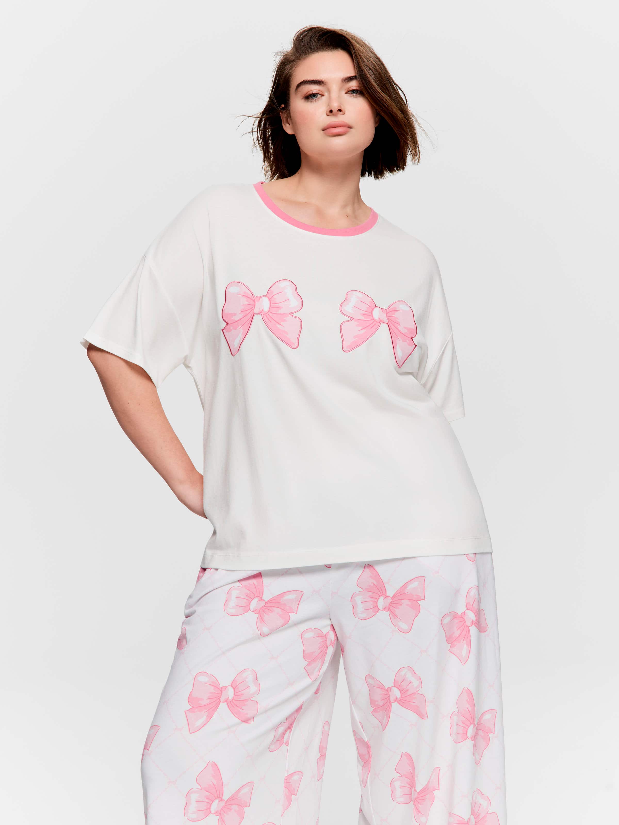 P.A. Plus Bow Oversized Tee