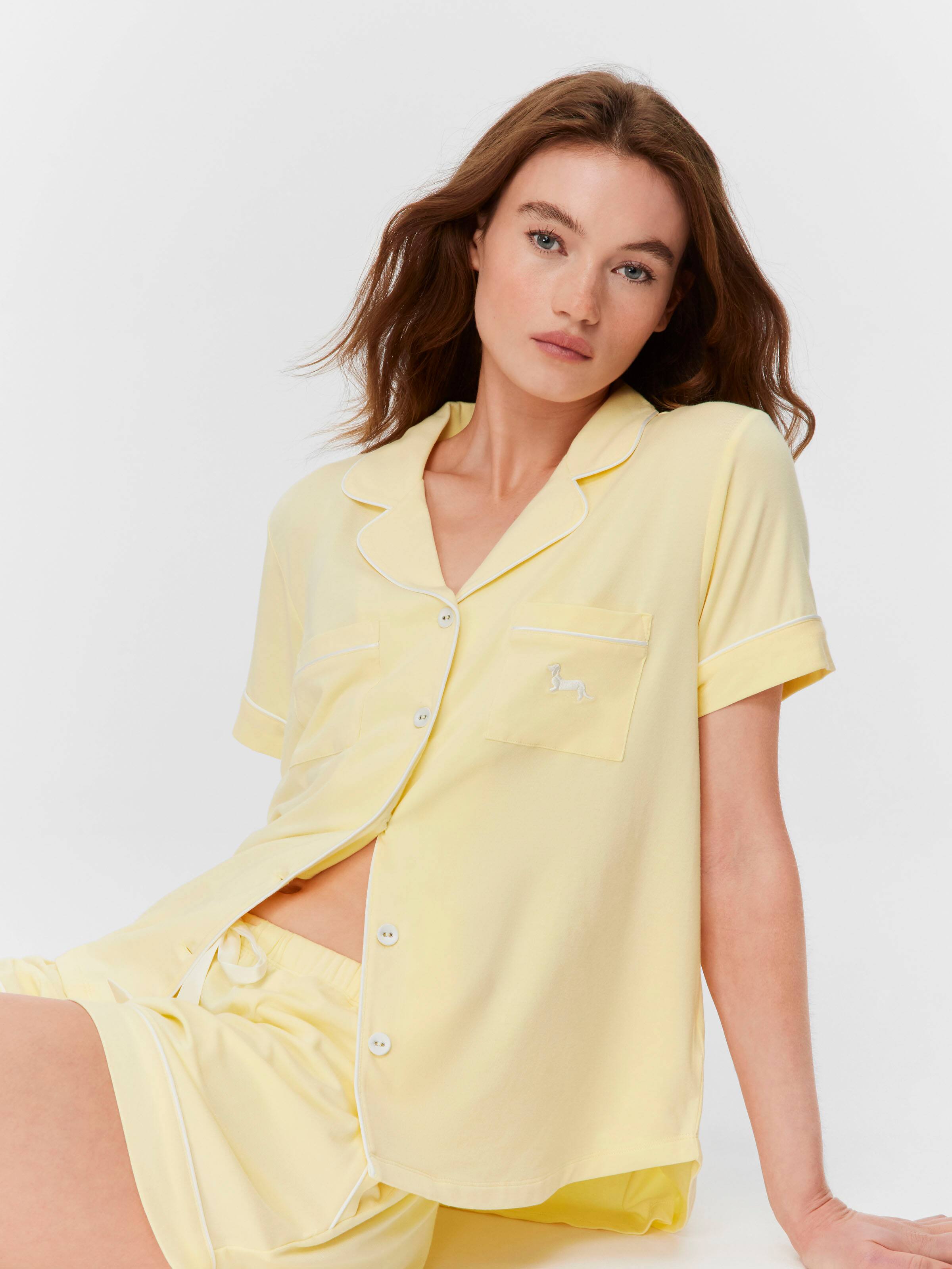 Butter Bamboo Jersey Shortie Pj Set