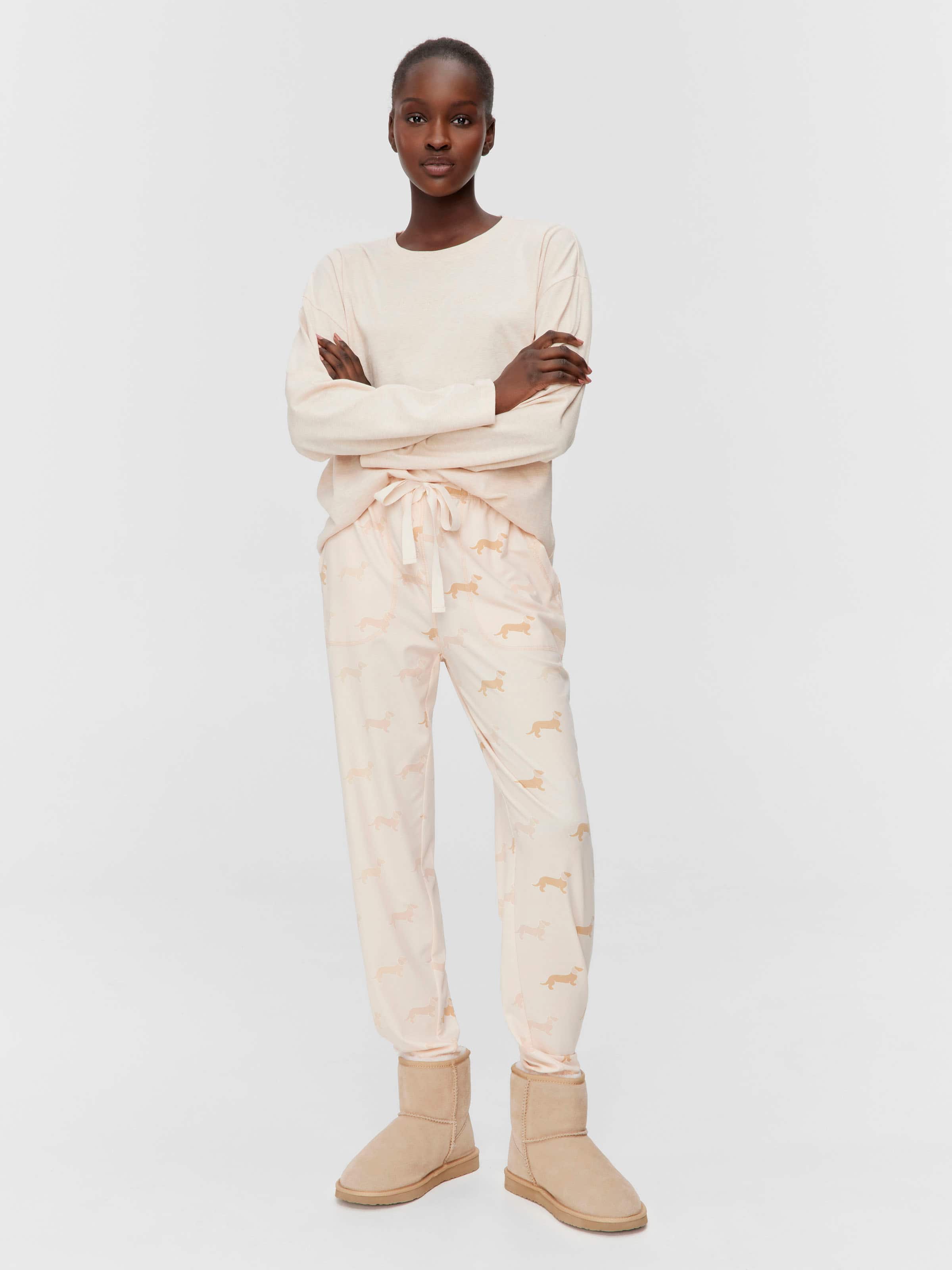 Image for Caramel Logo Easy Pj Pant from Peter Alexander