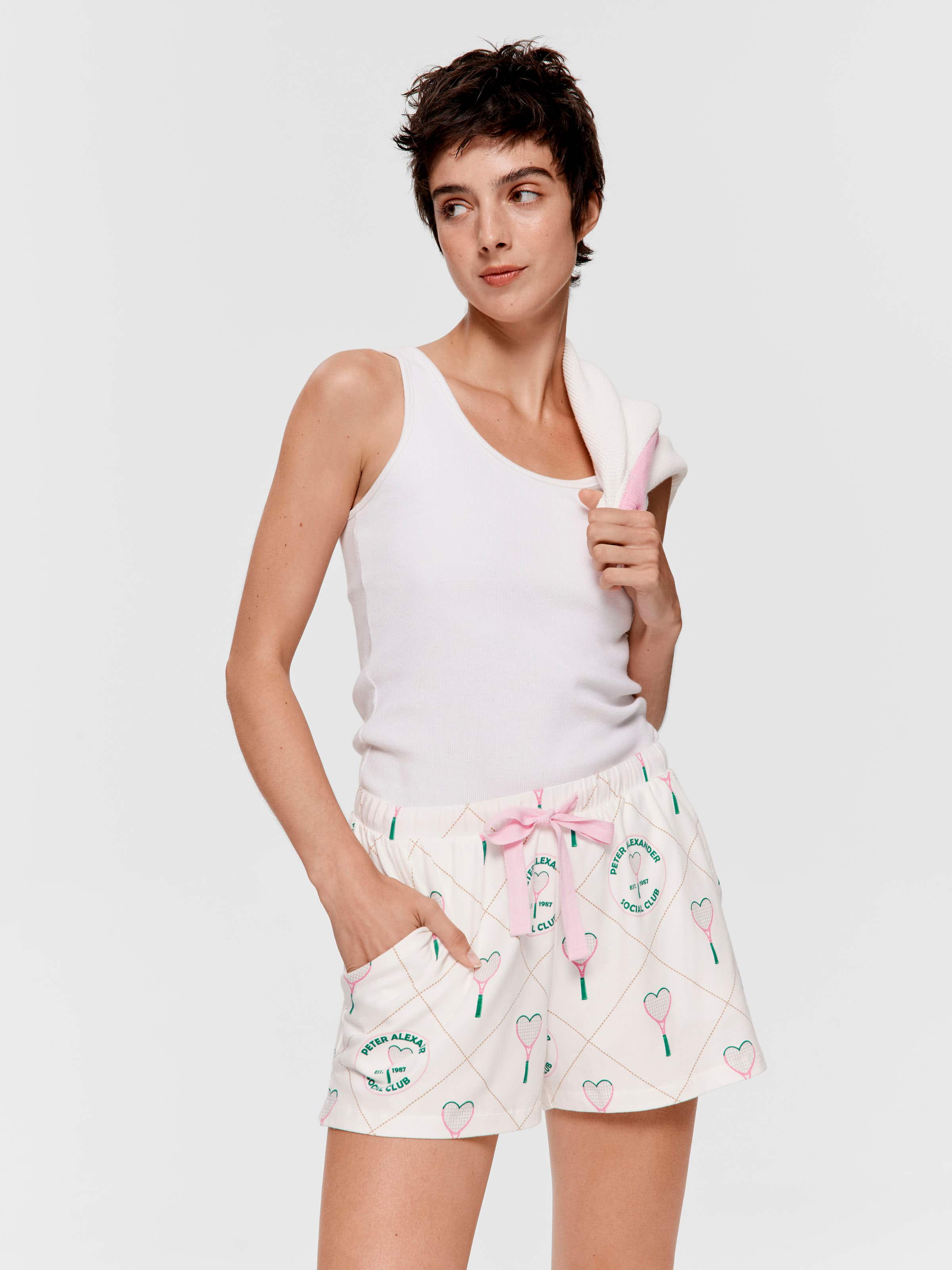 Tennis Social Club Heart Mid Short