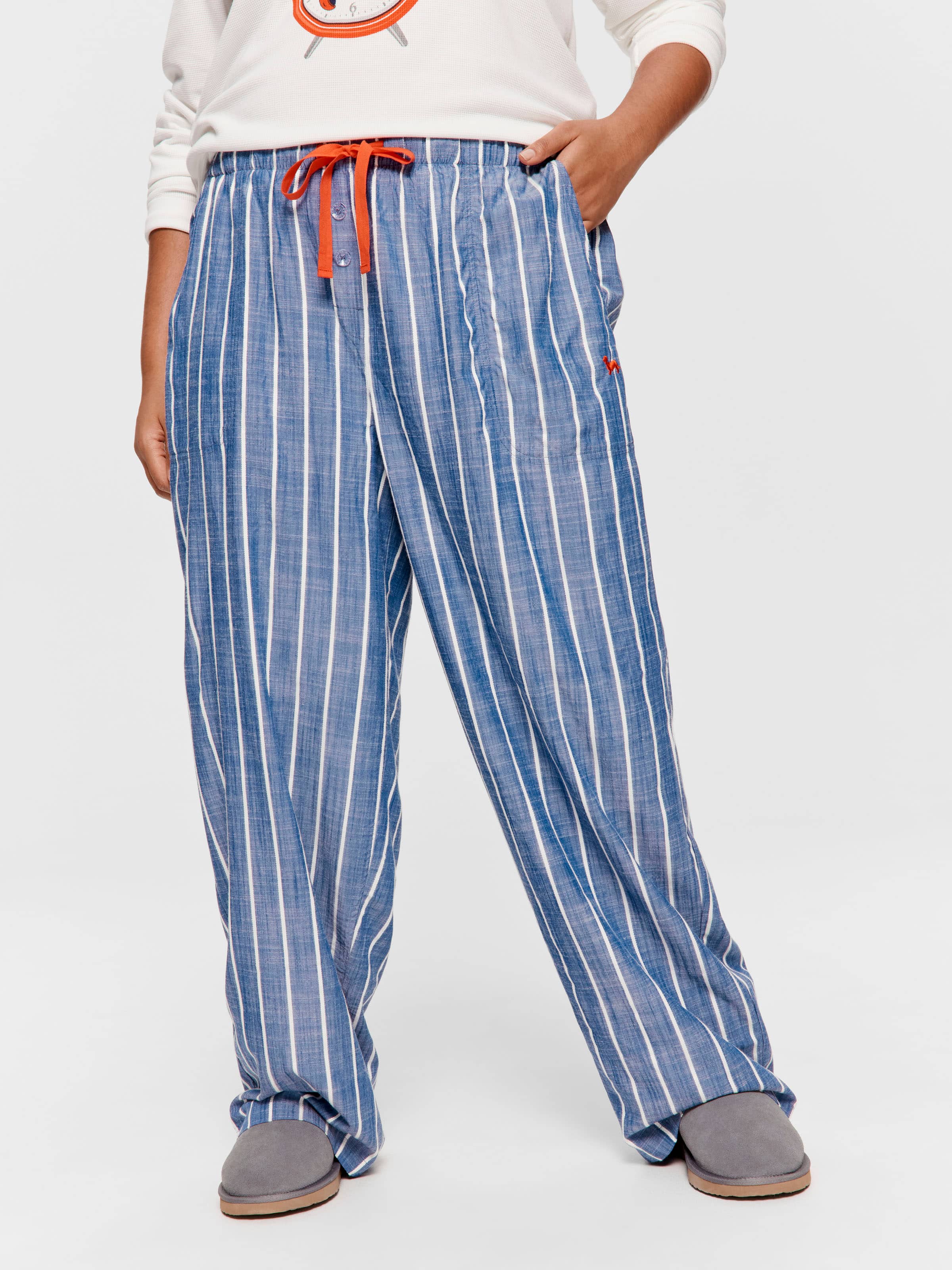 P.A. Plus Textured Flannelette Classic Pj Pant