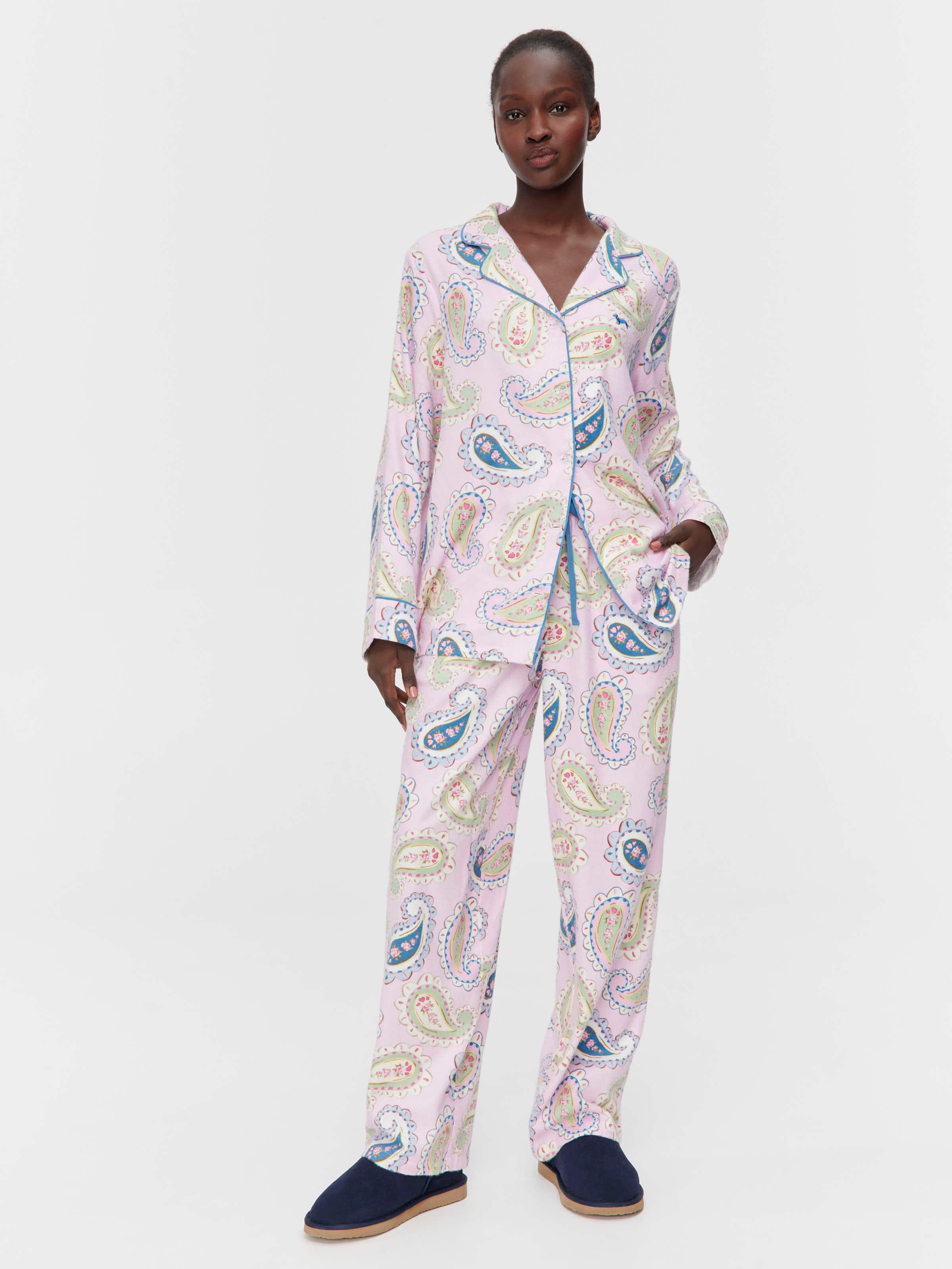 Cowgirl Paisley Bamboo Flannelette Classic Pj Set