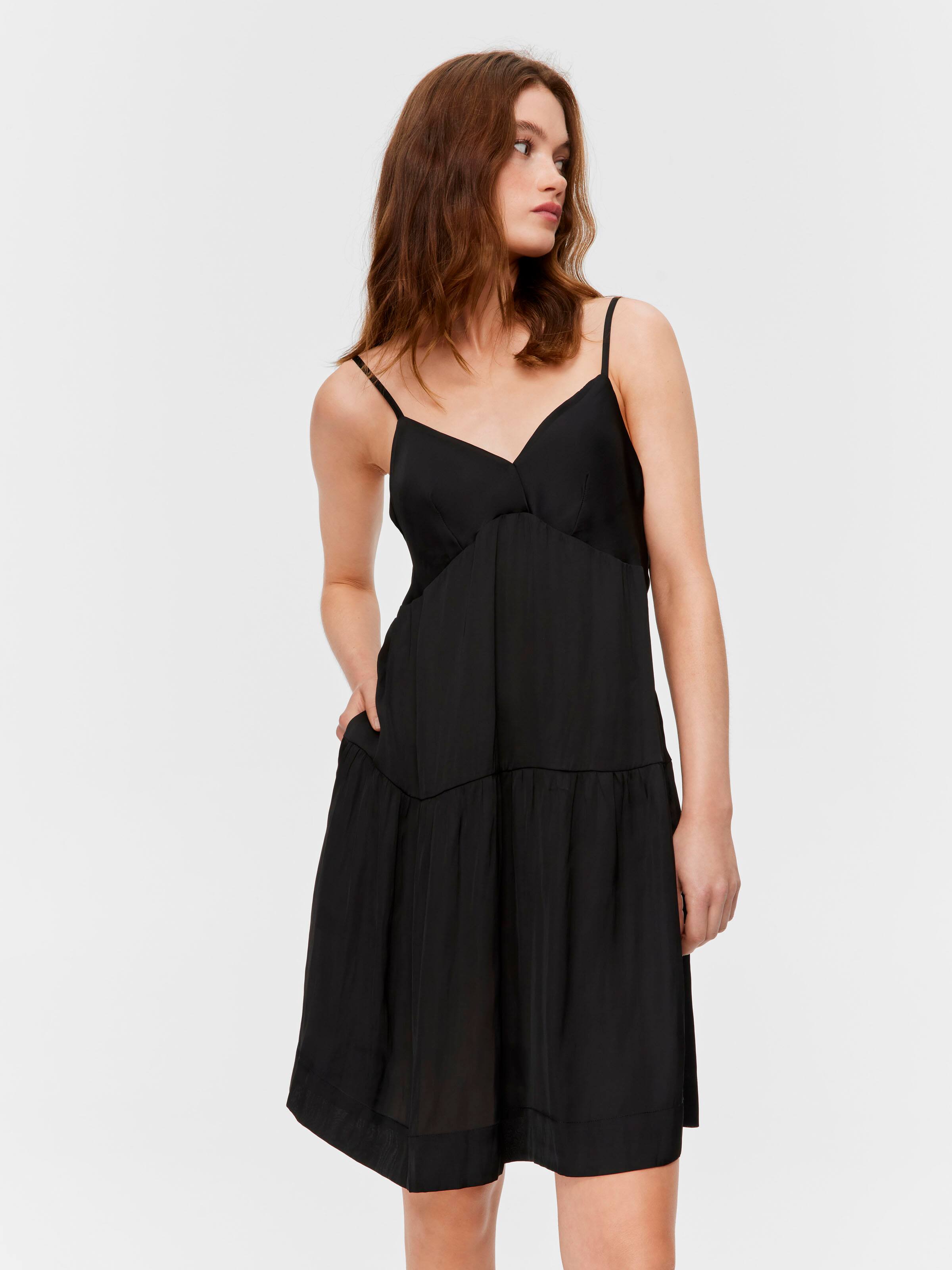 Black Satin Fashion Nightie