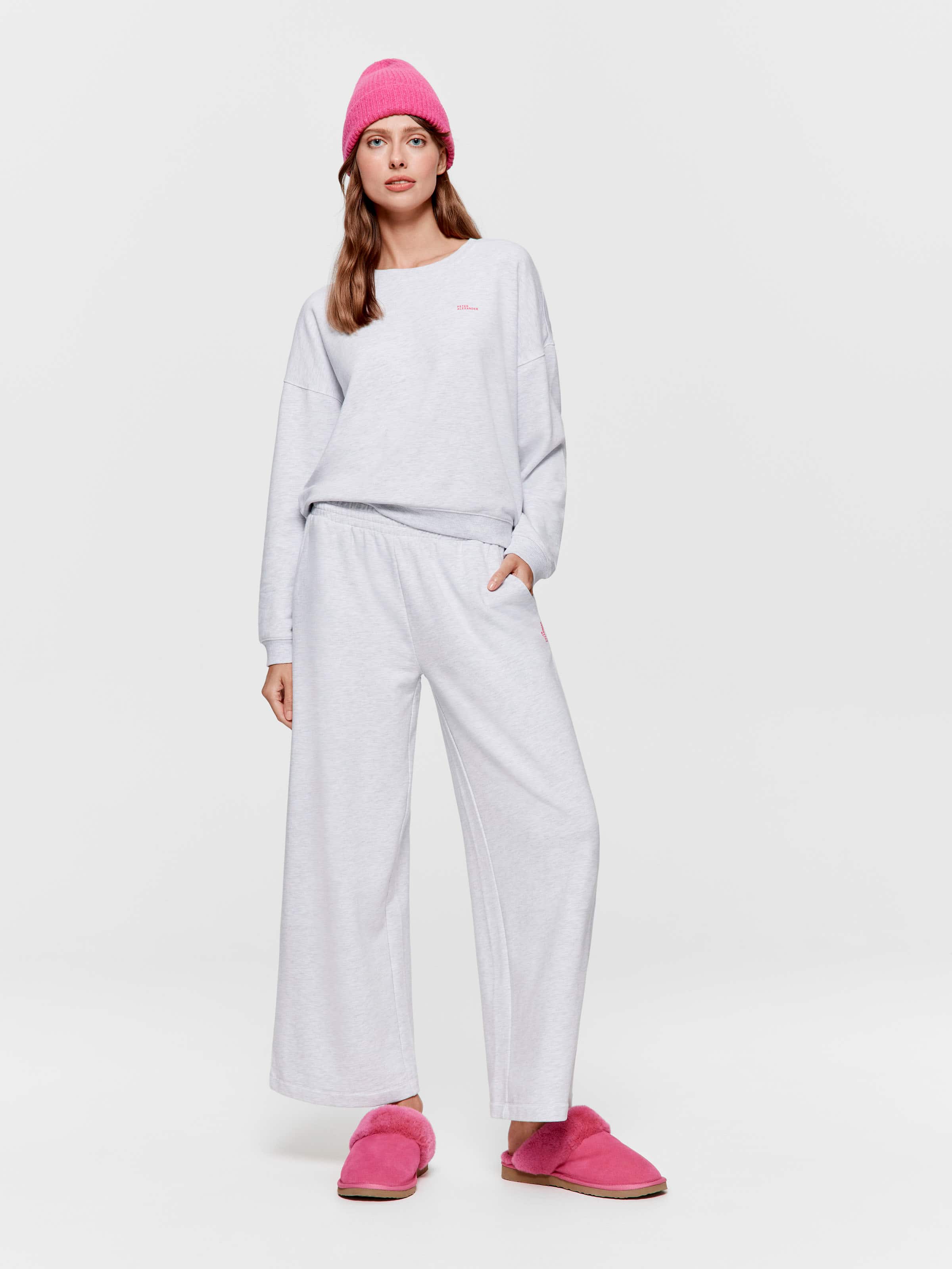 Image for Grey Straight Leg Pj Pant from Peter Alexander