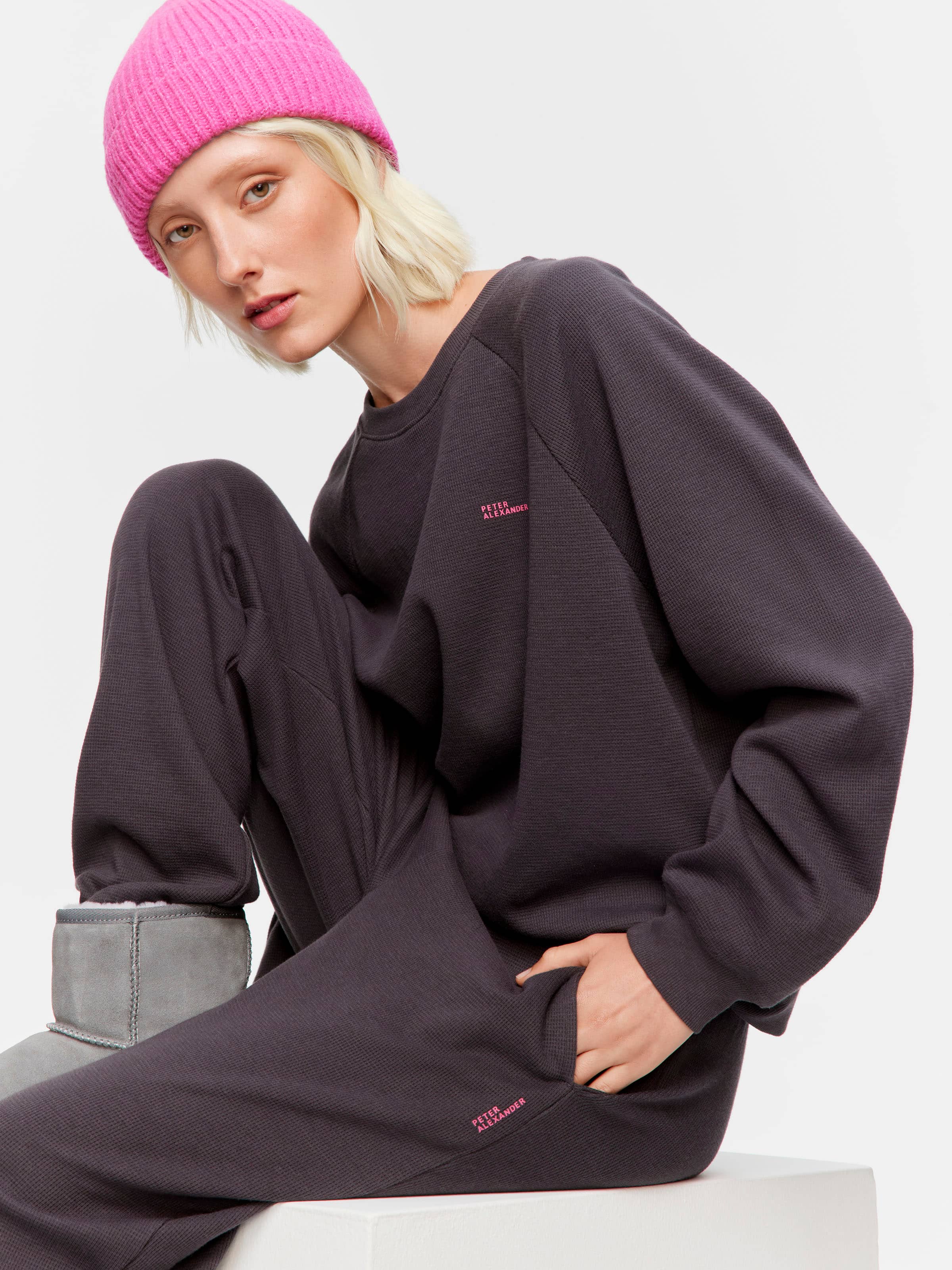 Image for Waffle Track Pj Pant from Peter Alexander