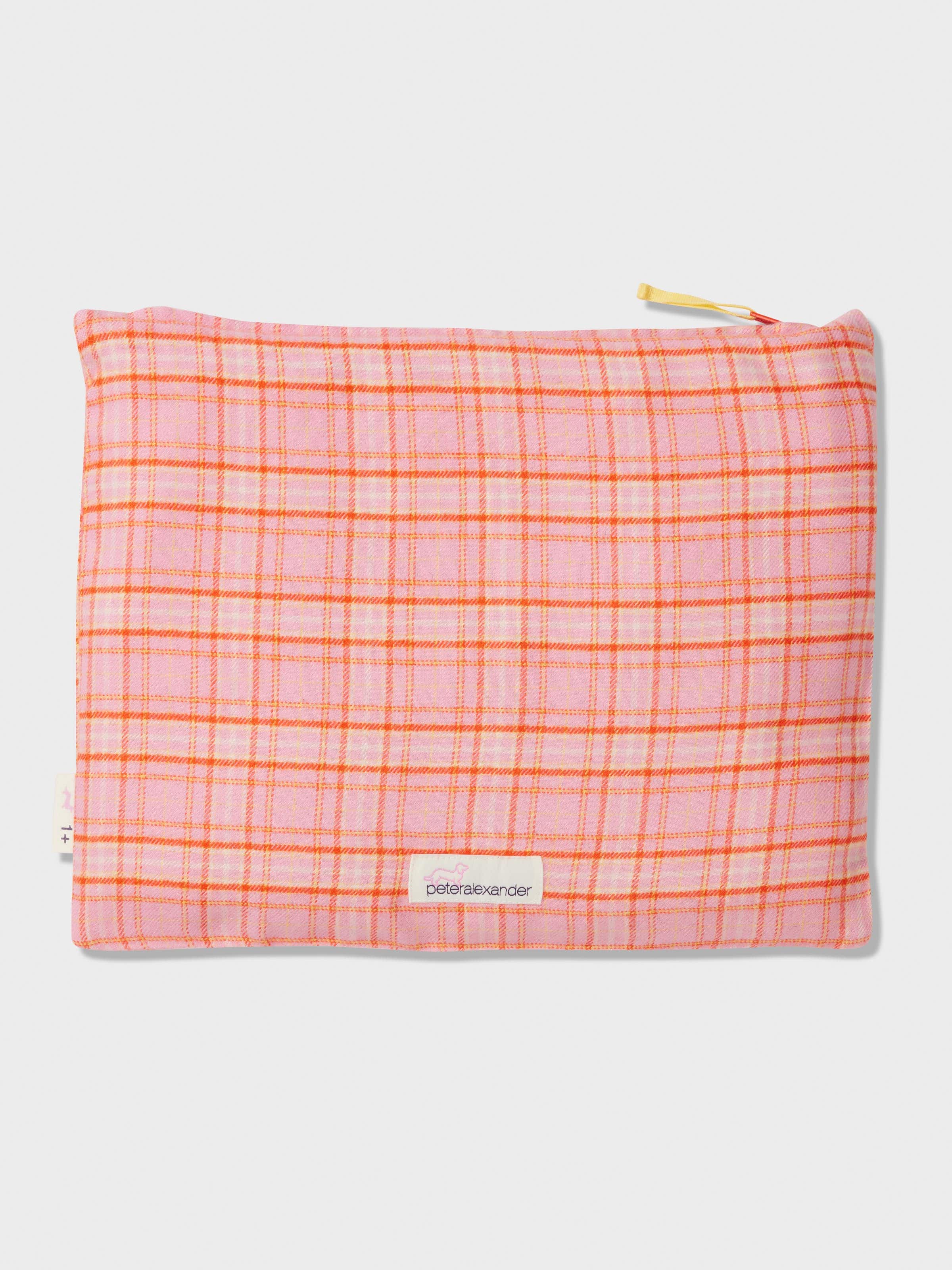Image for Pink &amp; Yellow Check Bamboo Flannelette Classic Pj Set from Peter Alexander