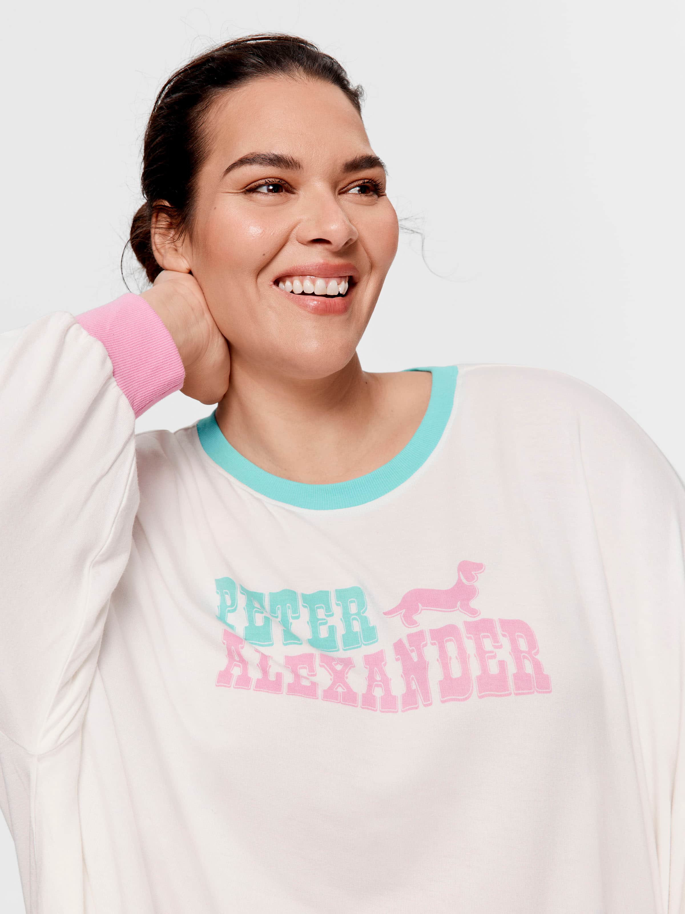 P.A. Plus Peter Alexander Western Oversized Long Sleeve Top