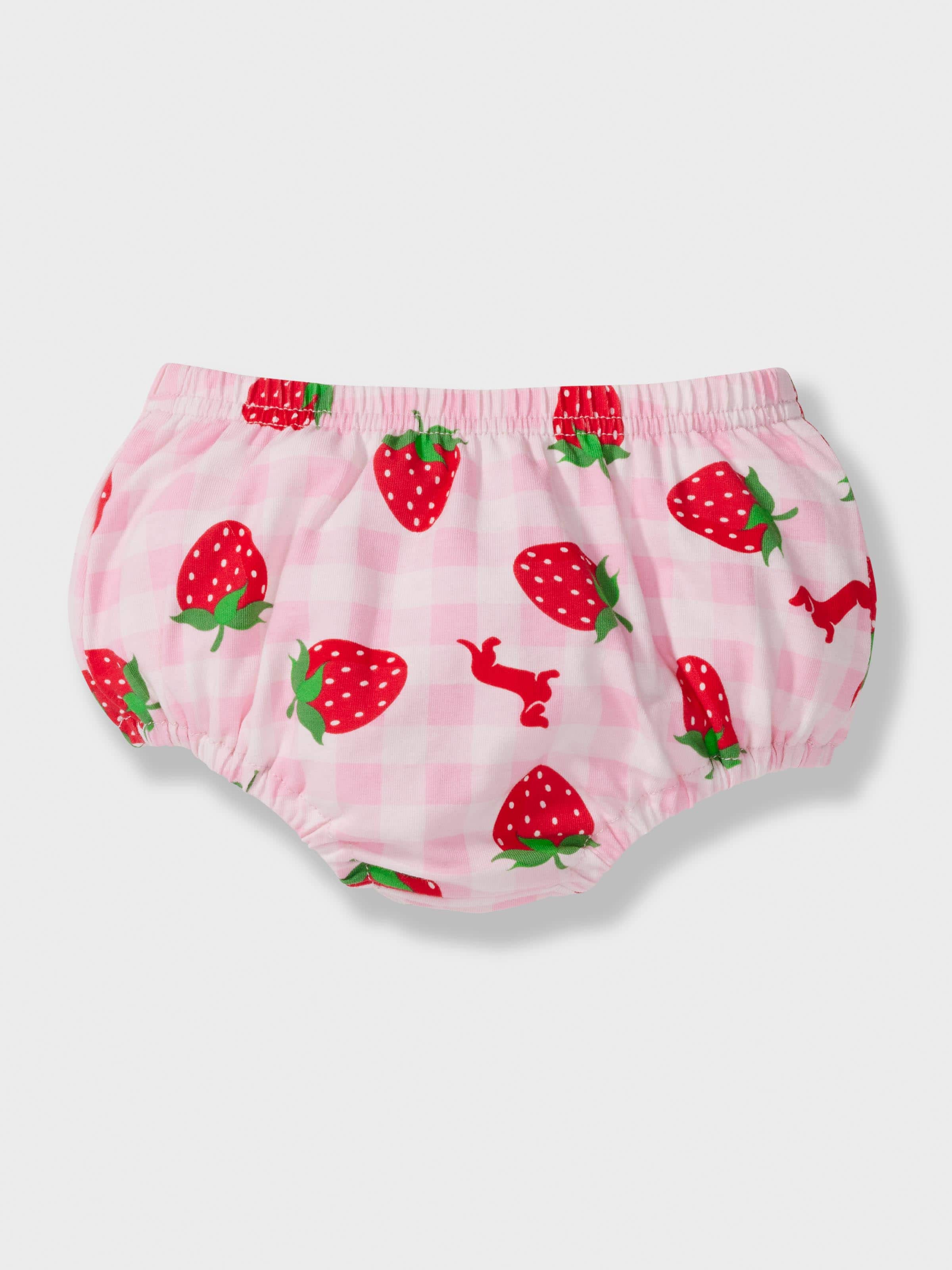 Baby Strawberry Short Pj Set